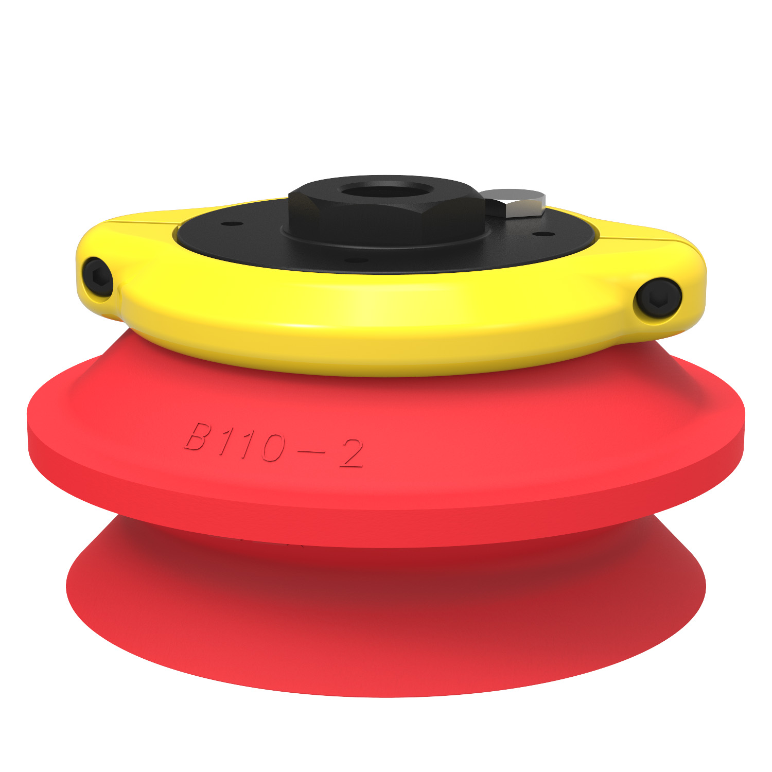 Piab Suction cup B110-2 Silicone, G3/8 female, clamp ring with mesh filter