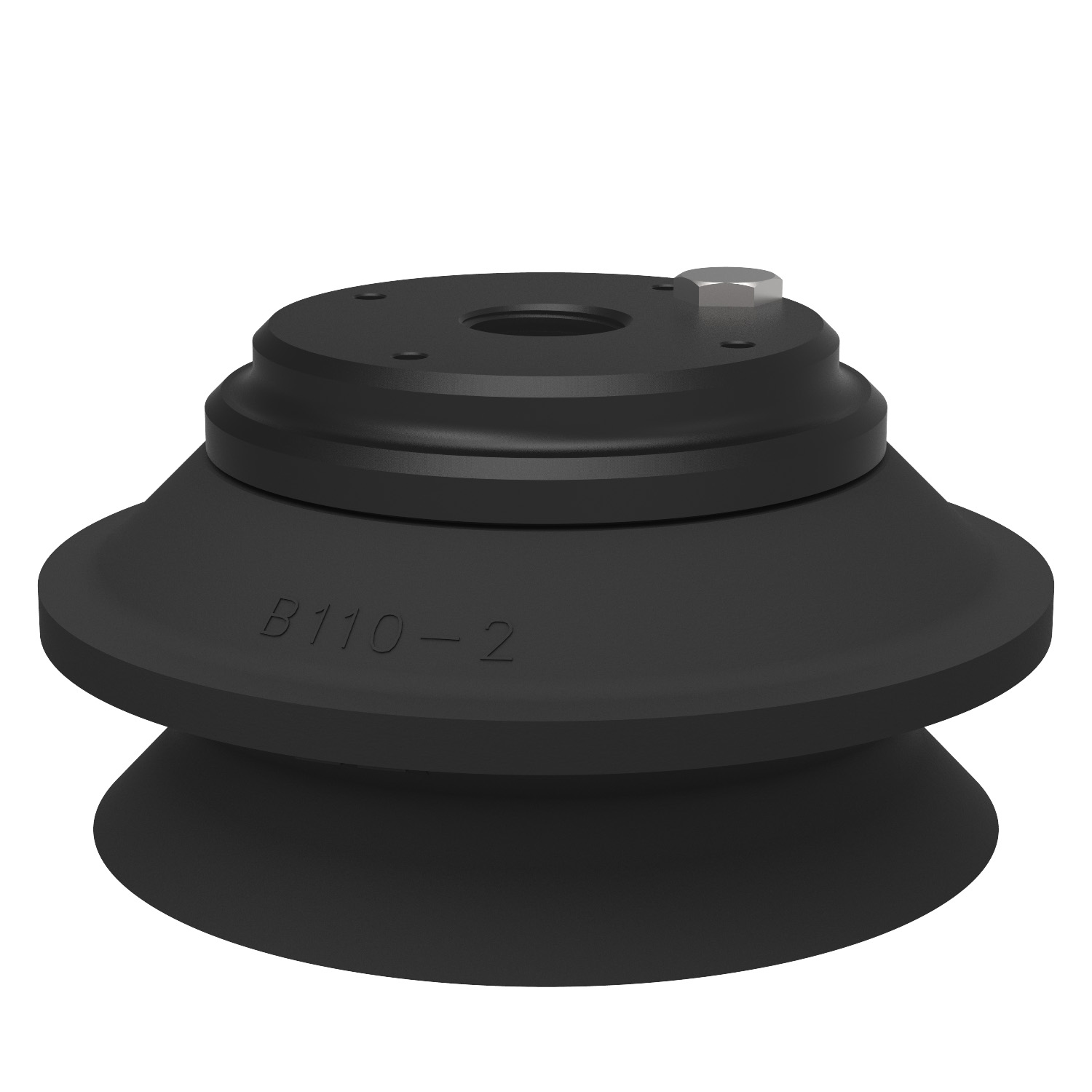 Piab Suction cup B110-2 Nitrile-PVC, G1/2 female Al, with mesh filter