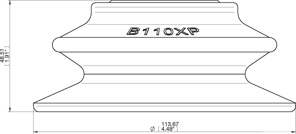 Piab Suction cup B110XP Polyurethane 60