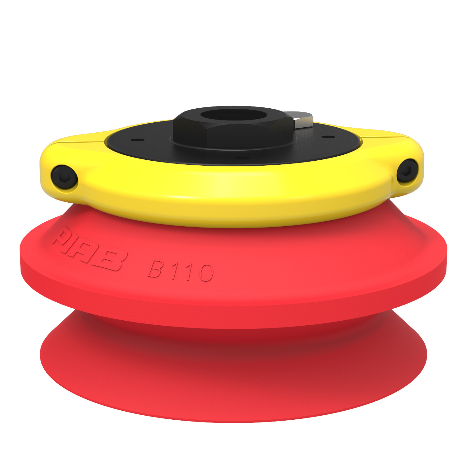 Piab Suction cup B110 Silicone, G1/2 female, clamp ring with mesh filter