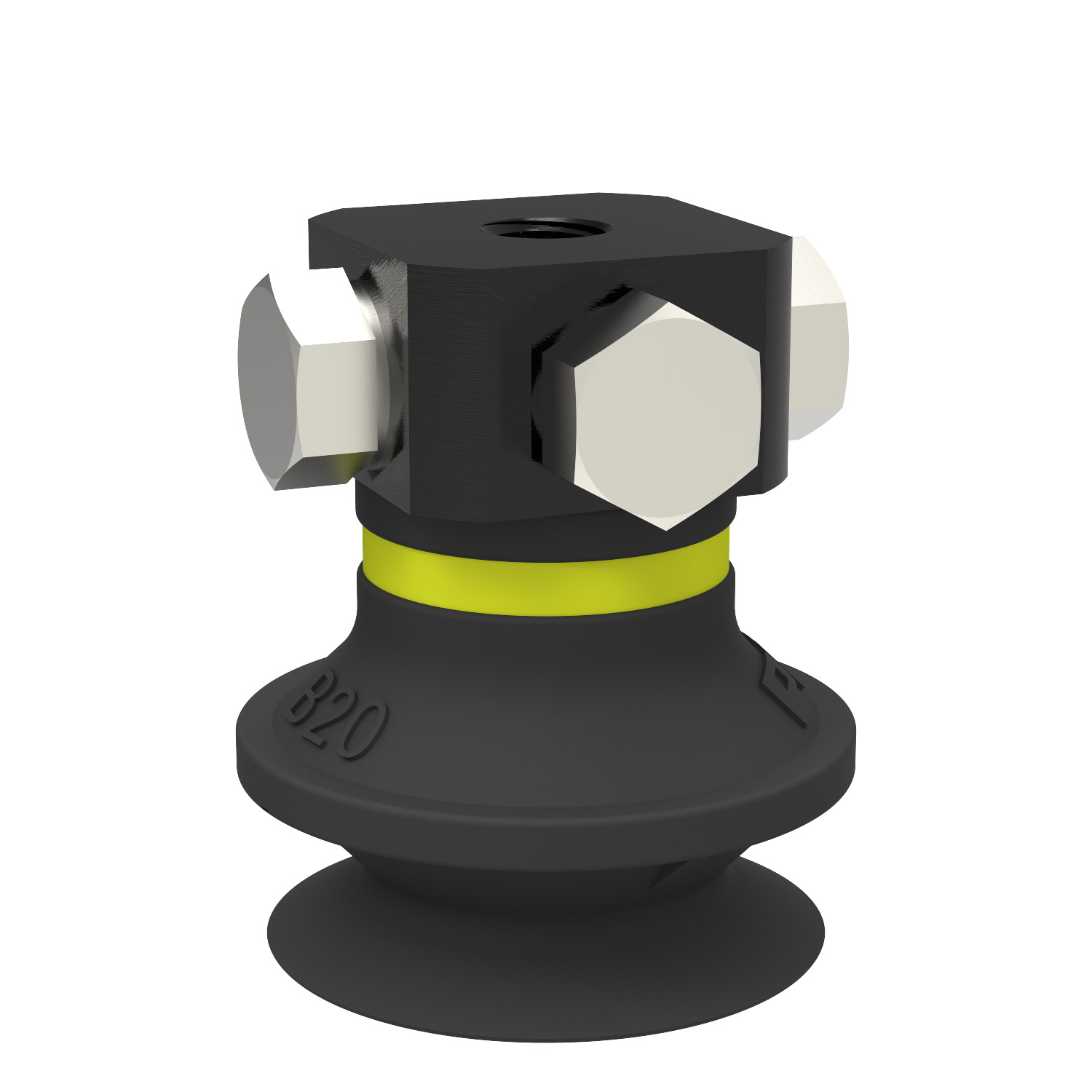 Piab Suction cup B20 Chloroprene, 5xM5 female