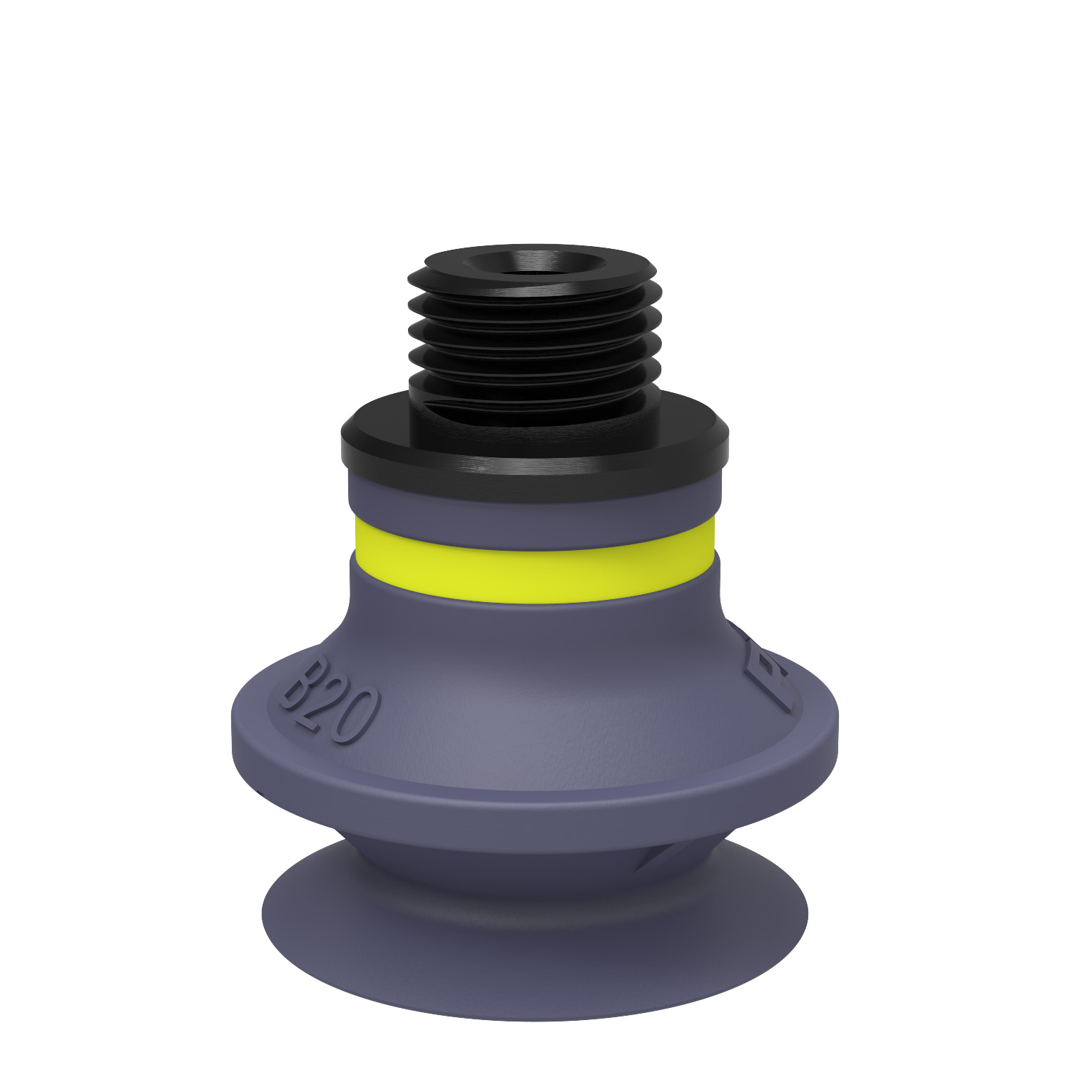 Piab Suction cup B20 HNBR, G1/8 male/M5 female, with mesh filter