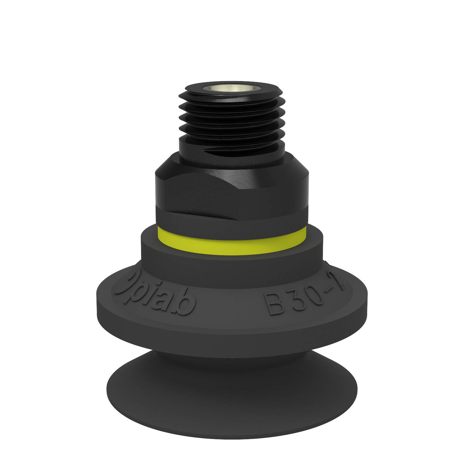 Piab Suction cup B30-2 Chloroprene, 1/4 NPT male, with dual flow control valve