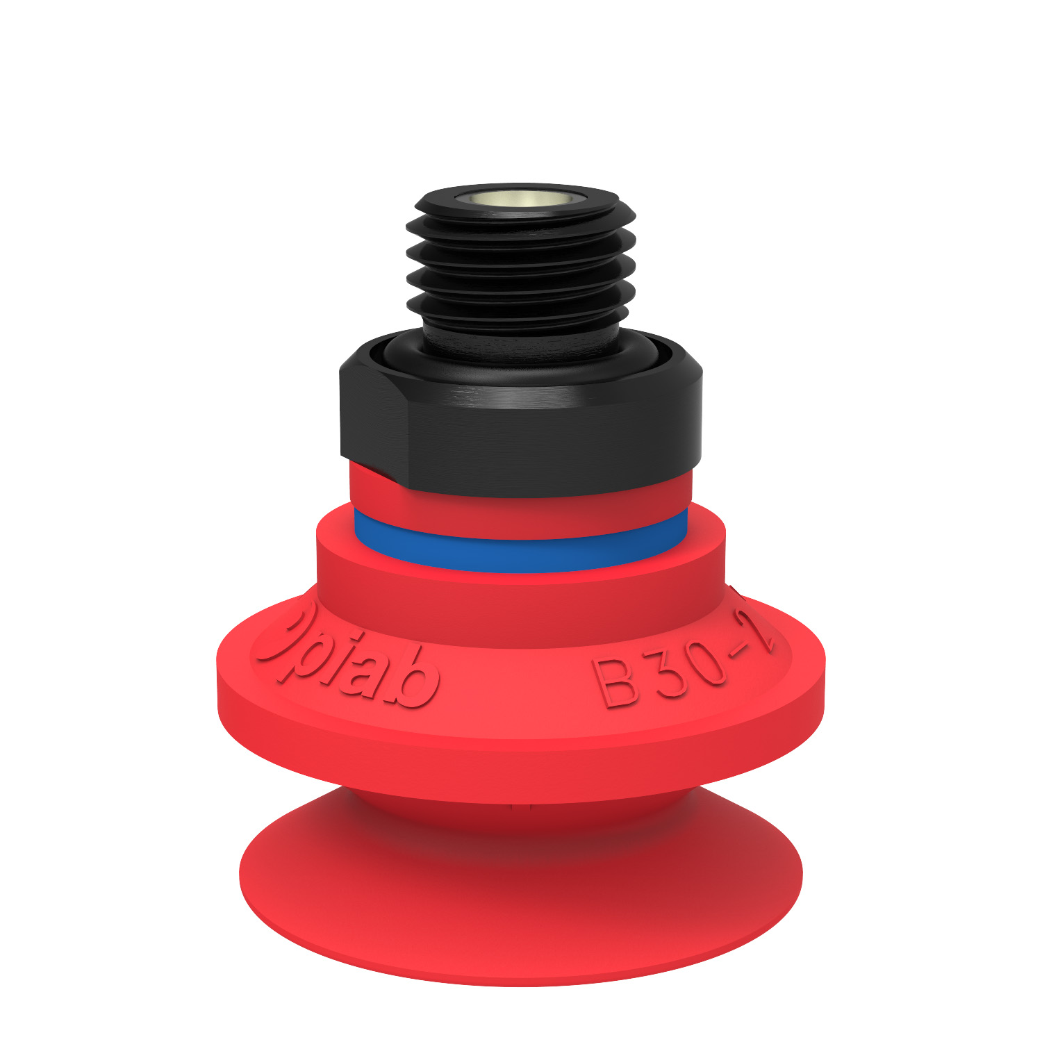 Piab Suction cup B30-2 Silicone, G1/4 male, with dual flow control valve