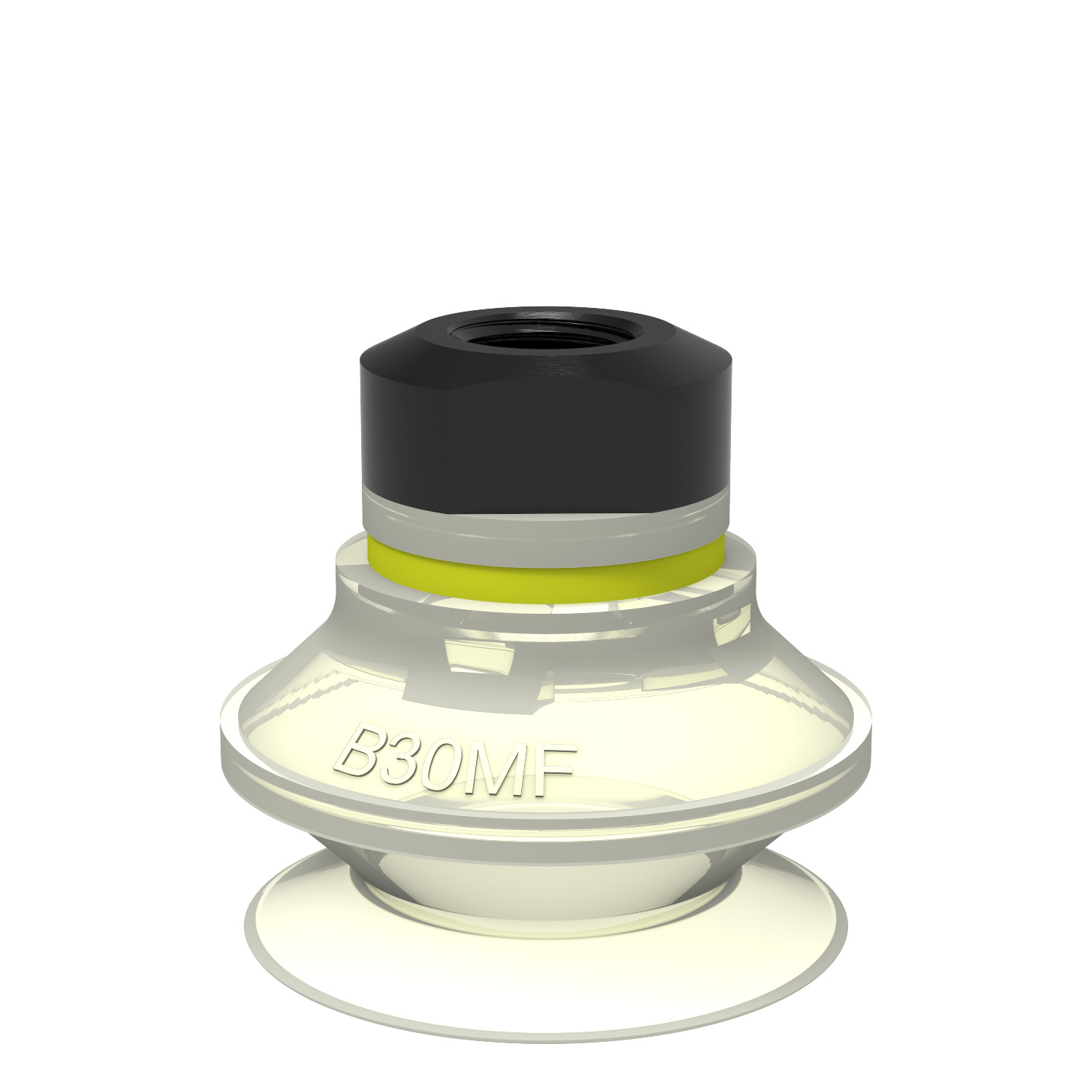 Piab Suction cup B30MF Thermoelastic polyurethane, 1/8 NPSF female, with dual flow control valve