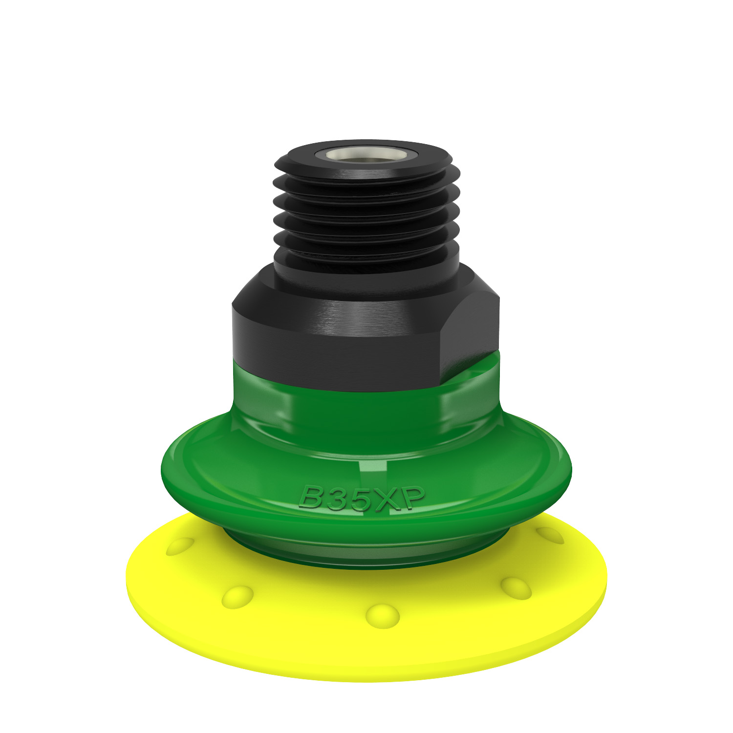 Piab Suction cup B35XP Polyurethane 30/60, 1/4 NPT male with mesh filter