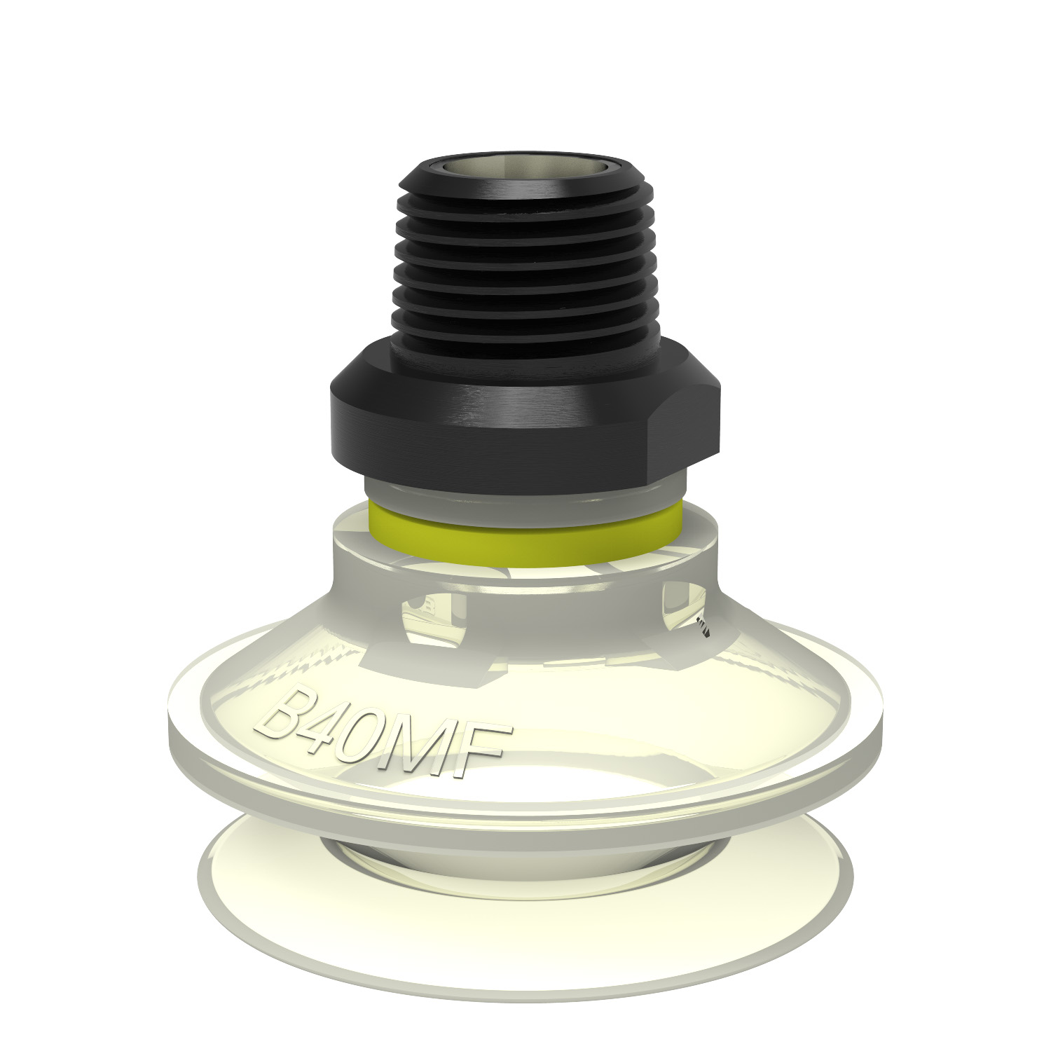 Piab Suction cup B40MF Thermoelastic polyurethane, 3/8 NPT male, with mesh filter