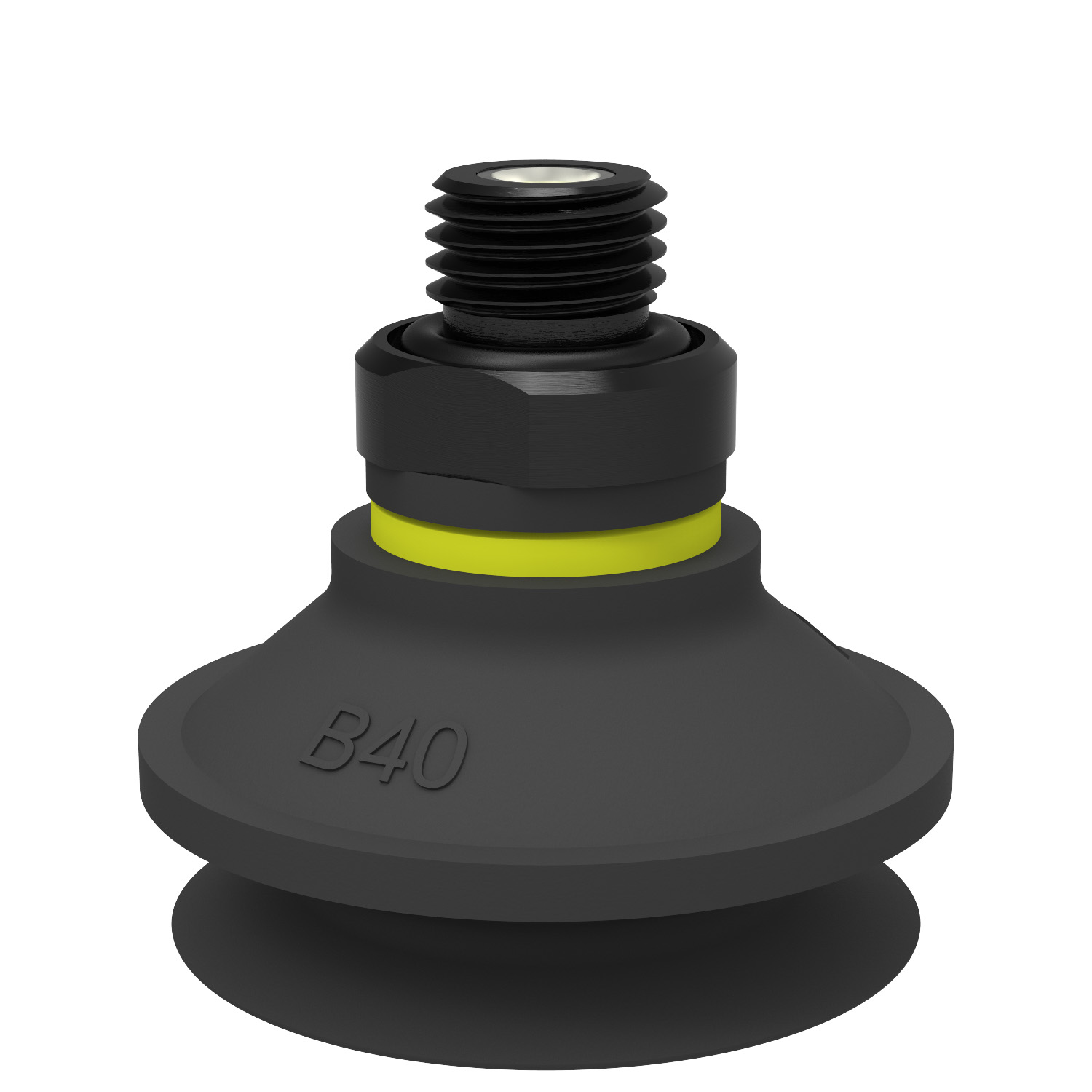 Piab Suction cup B40 Chloroprene, G1/4 male, with mesh filter