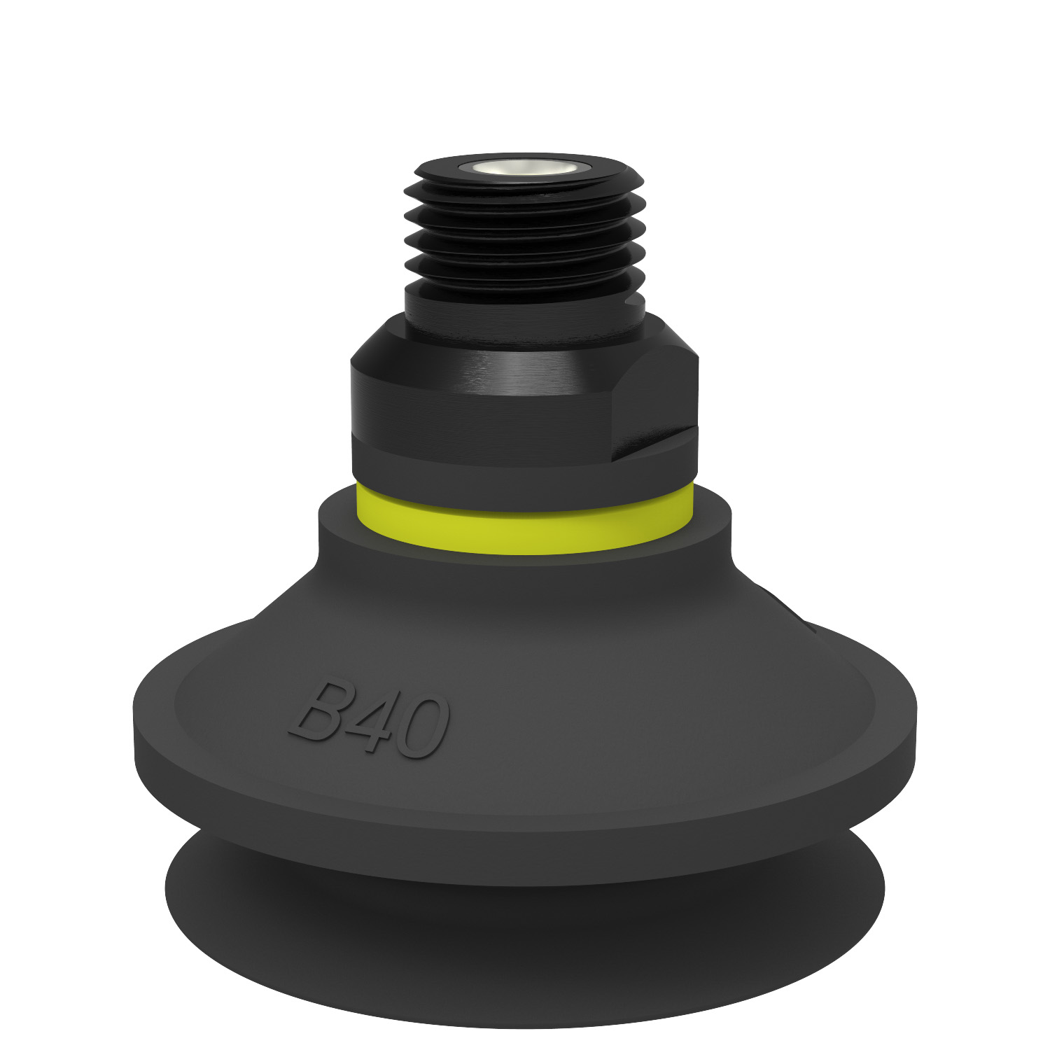 Piab Suction cup B40 Chloroprene, 1/4 NPT male, with mesh filter