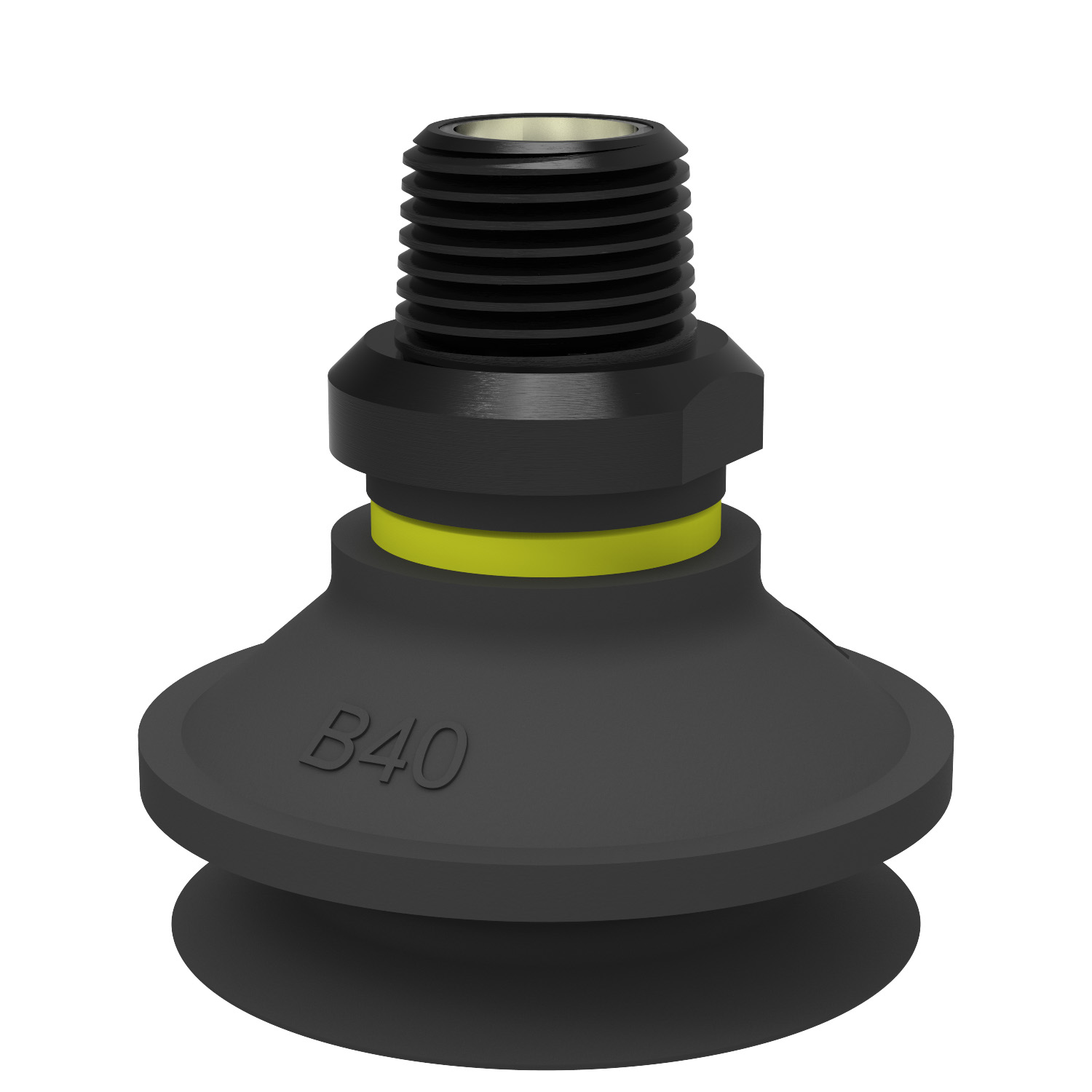 Piab Suction cup B40 Chloroprene, 3/8 NPT male, with mesh filter