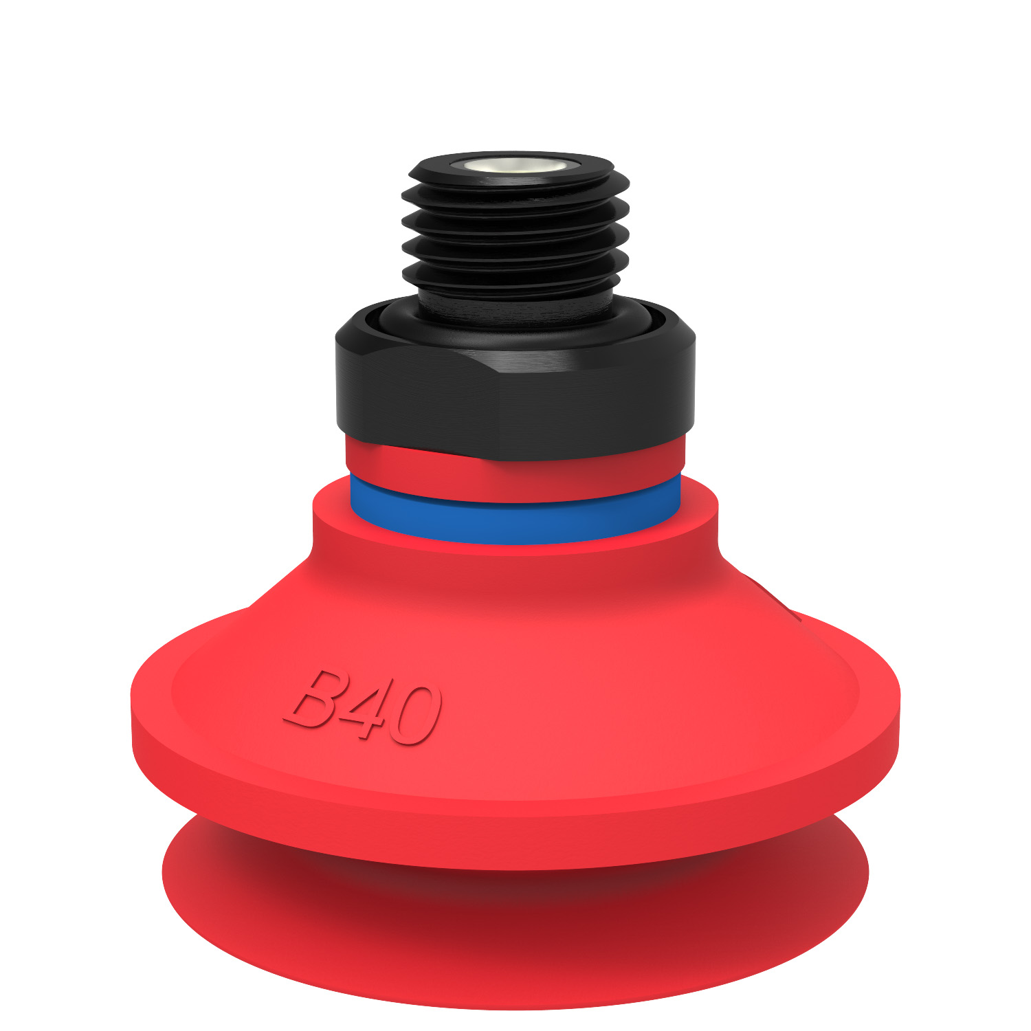 Piab Suction cup B40 Silicone, G1/4 male, with mesh filter