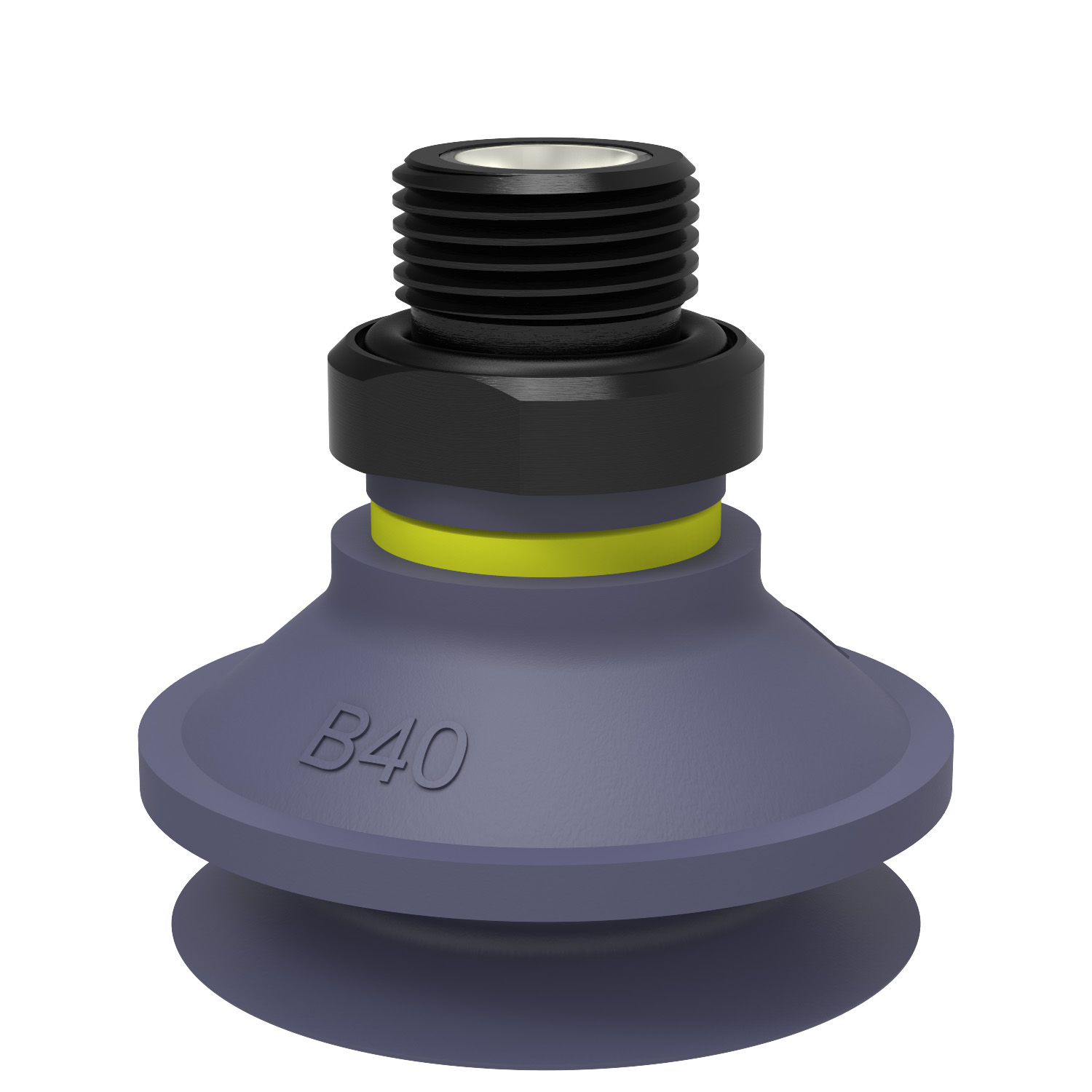 Piab Suction cup B40 HNBR, G3/8 male, with mesh filter