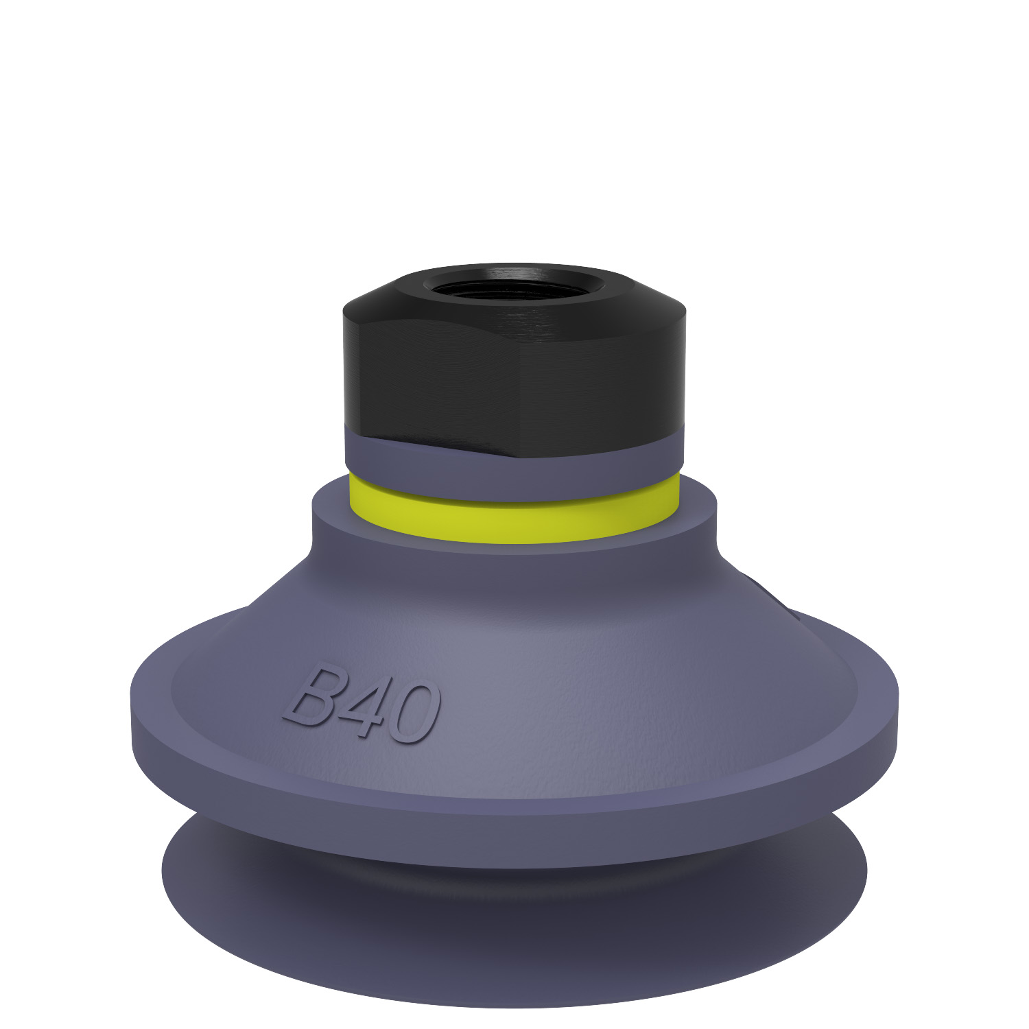 Piab Suction cup B40 HNBR, 1/8 NPSF female, with mesh filter