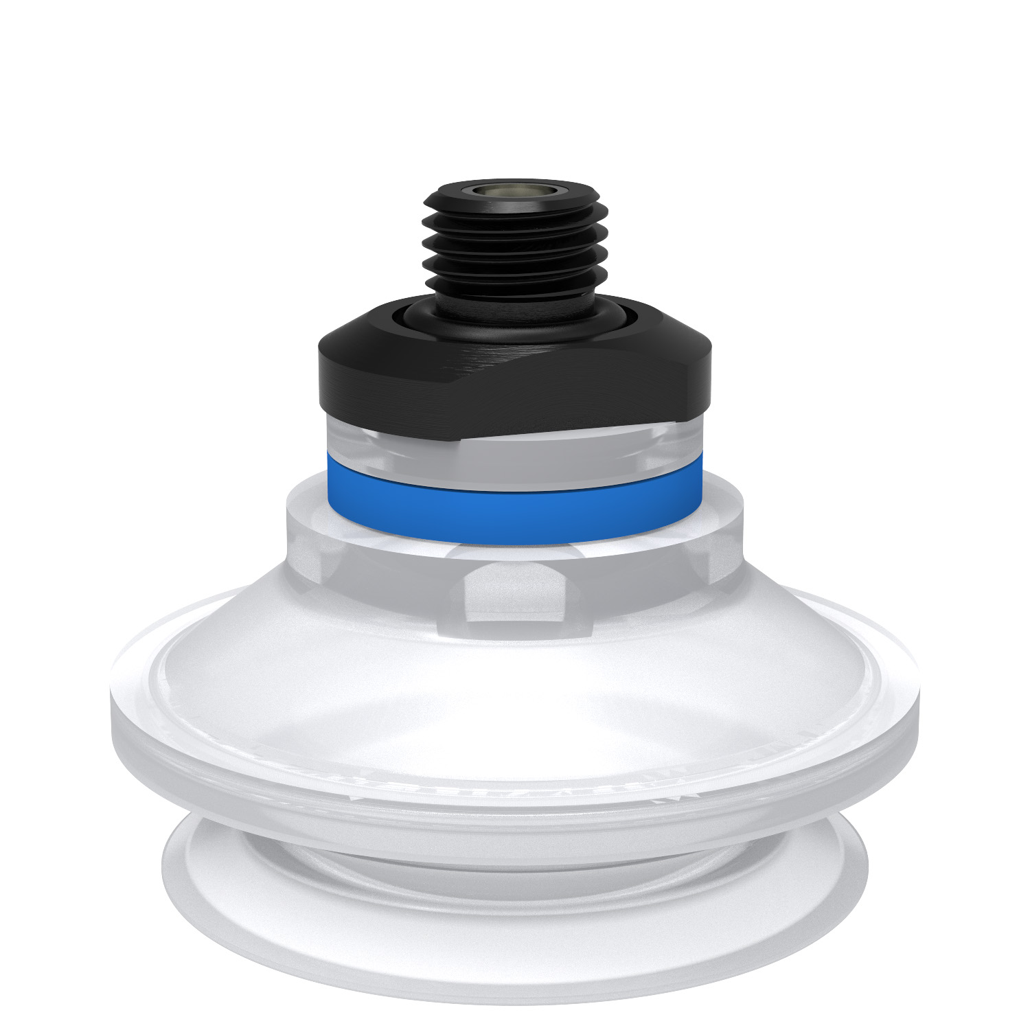 Piab Suction cup B50-2 Silicone FCM with filter, G1/4 male, with mesh filter