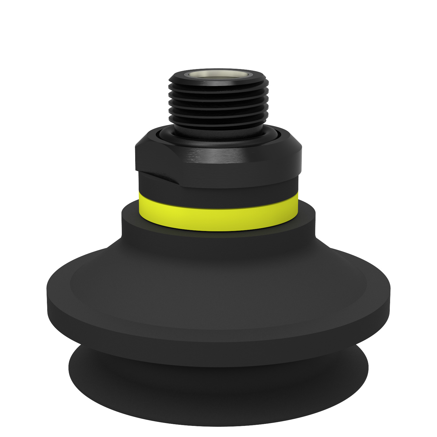 Piab Suction cup B50-2 Nitrile-PVC with filter, G3/8 male, with mesh filter