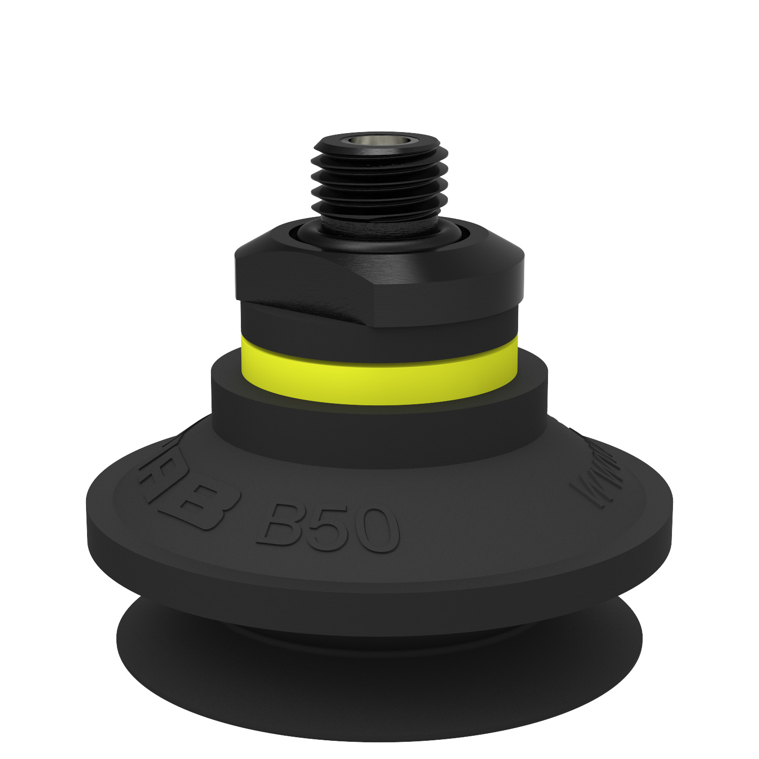 Piab B50-2.30.05AE / 0101673 Suction cup B50-2 Nitrile-PVC, 3/8 NPT male, with mesh filter