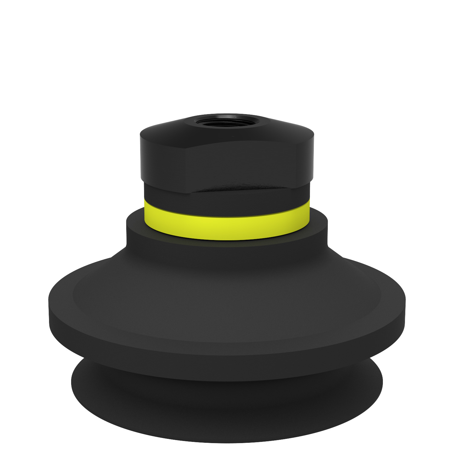 Piab Suction cup B50-2 Nitrile-PVC with filter, 1/8 NPSF female, with mesh filter