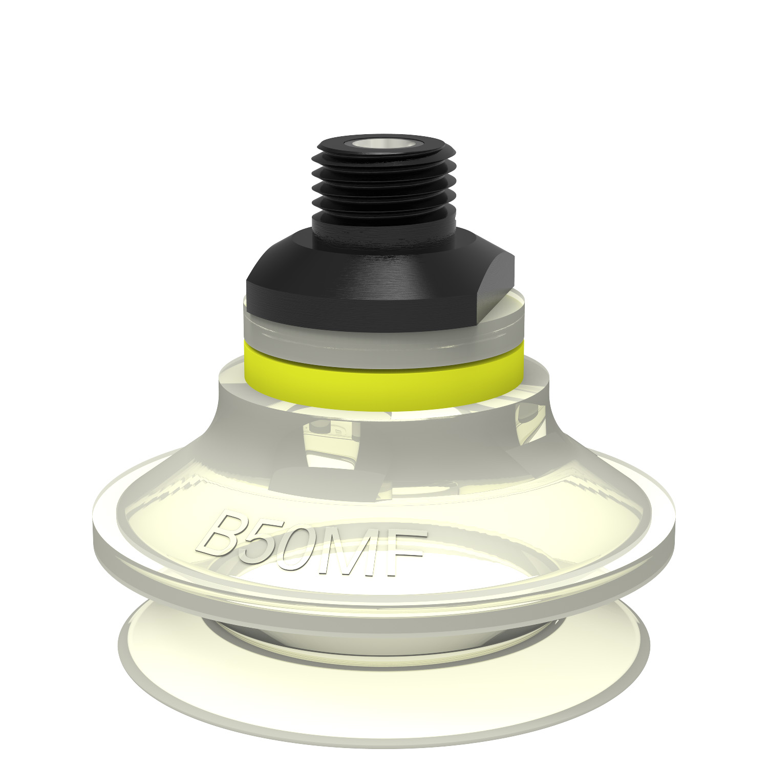 Piab Suction cup B50MF Thermoelastic polyurethane, 1/4 NPT male, with mesh filter