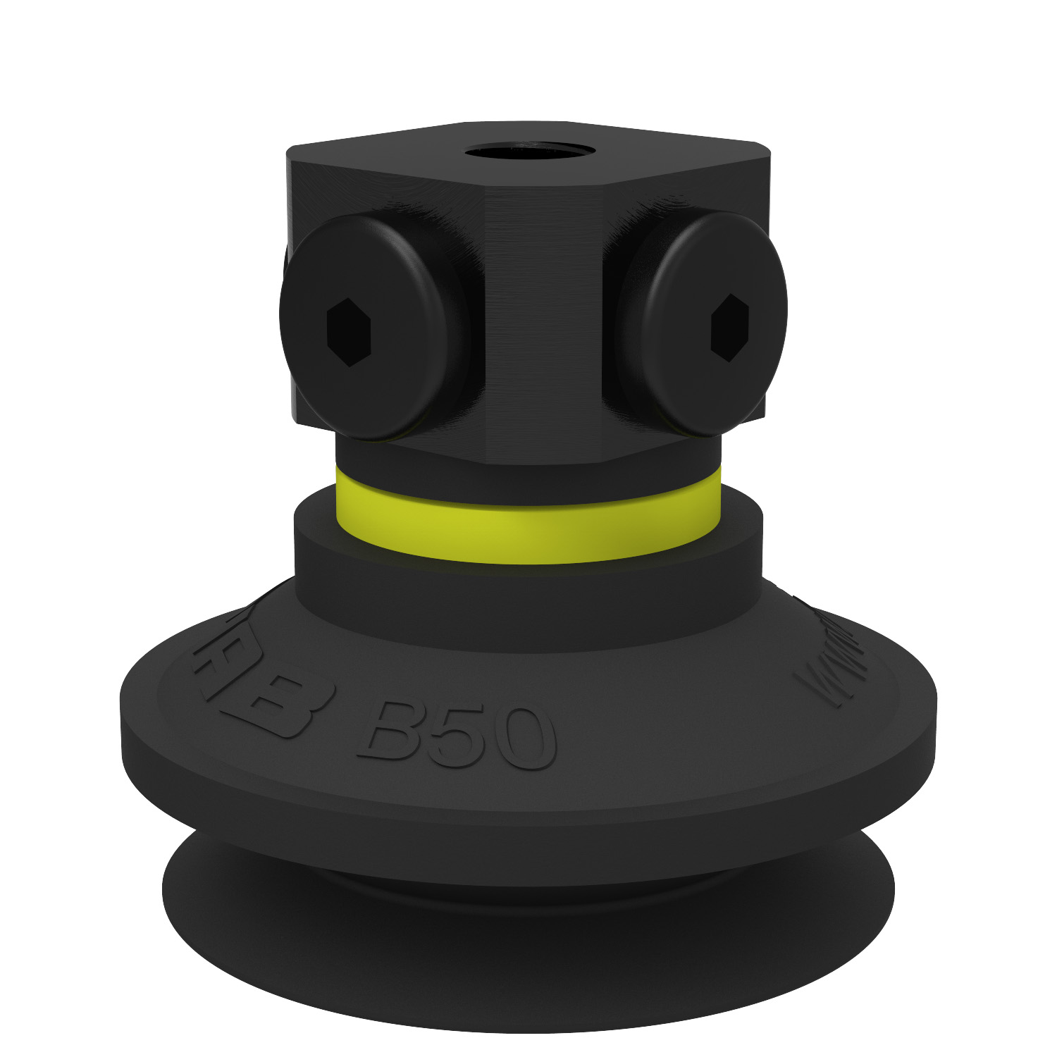 Piab Suction cup B50 Nitrile-PVC, 5x1/8 NPSF female