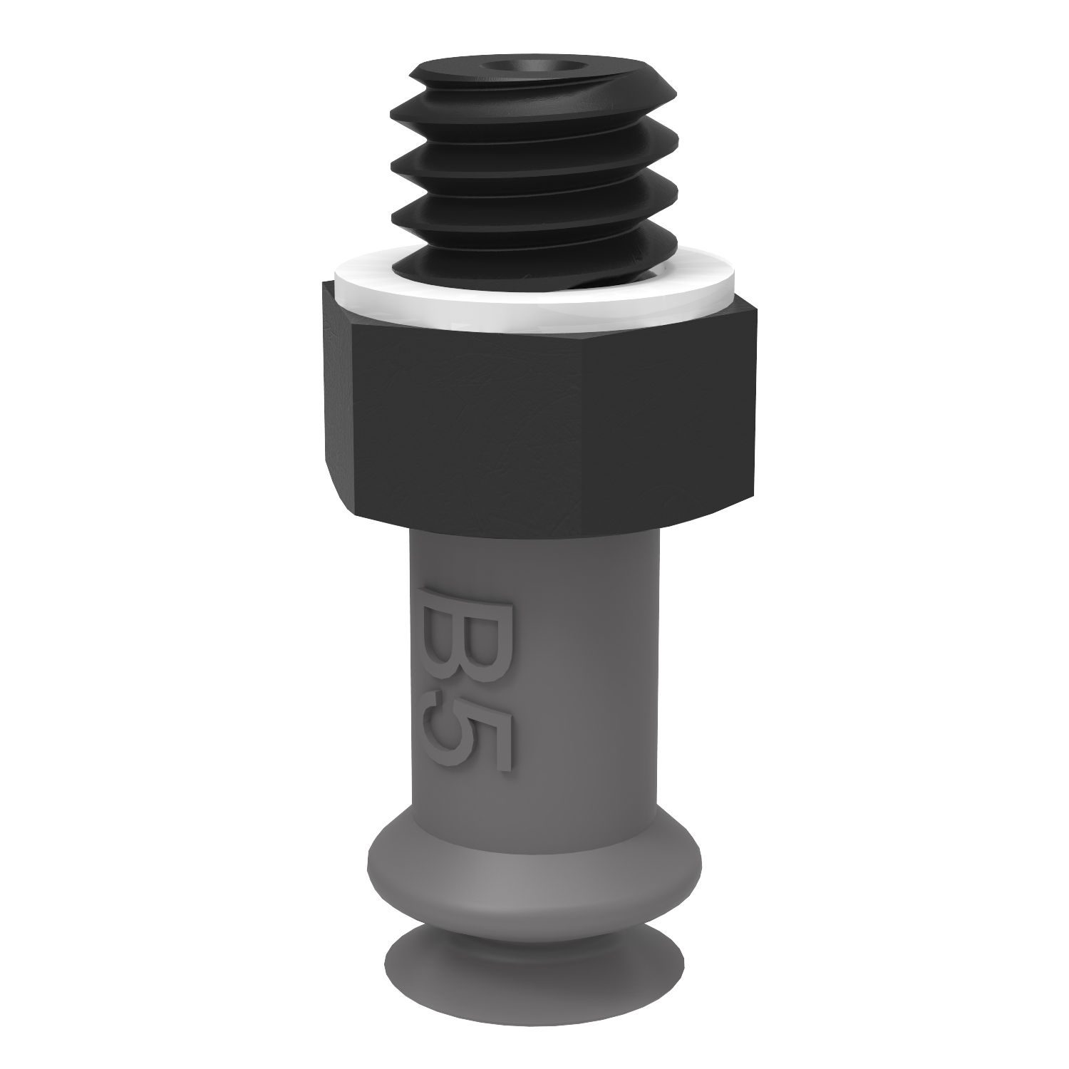 Piab Suction cup B5 Semi-conductive EPDM, M5 male