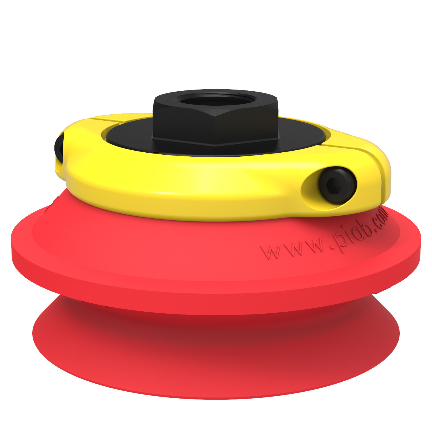 Piab Suction cup B75-2 Silicone with filter, 3/8 NPSF female, with mesh filter