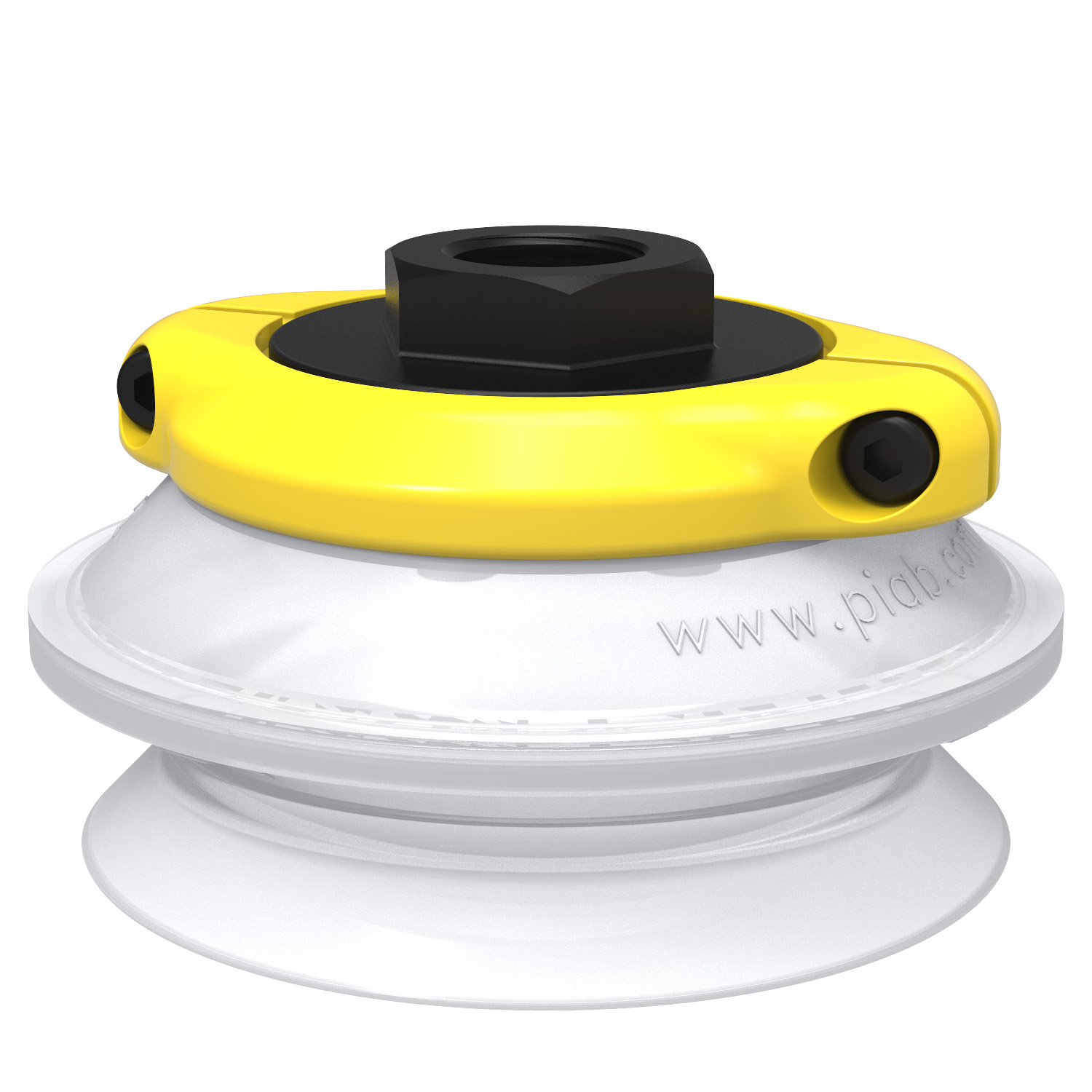 Piab Suction cup B75-2 Silicone FCM with filter, G3/8 female, with mesh filter