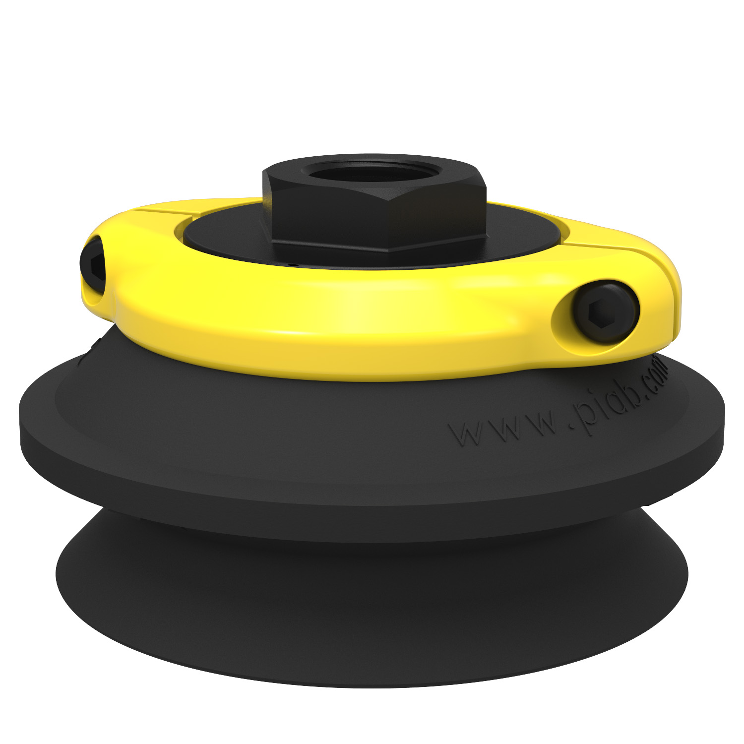 Piab Suction cup B75-2 Nitrile-PVC with filter, G3/8 female, with mesh filter