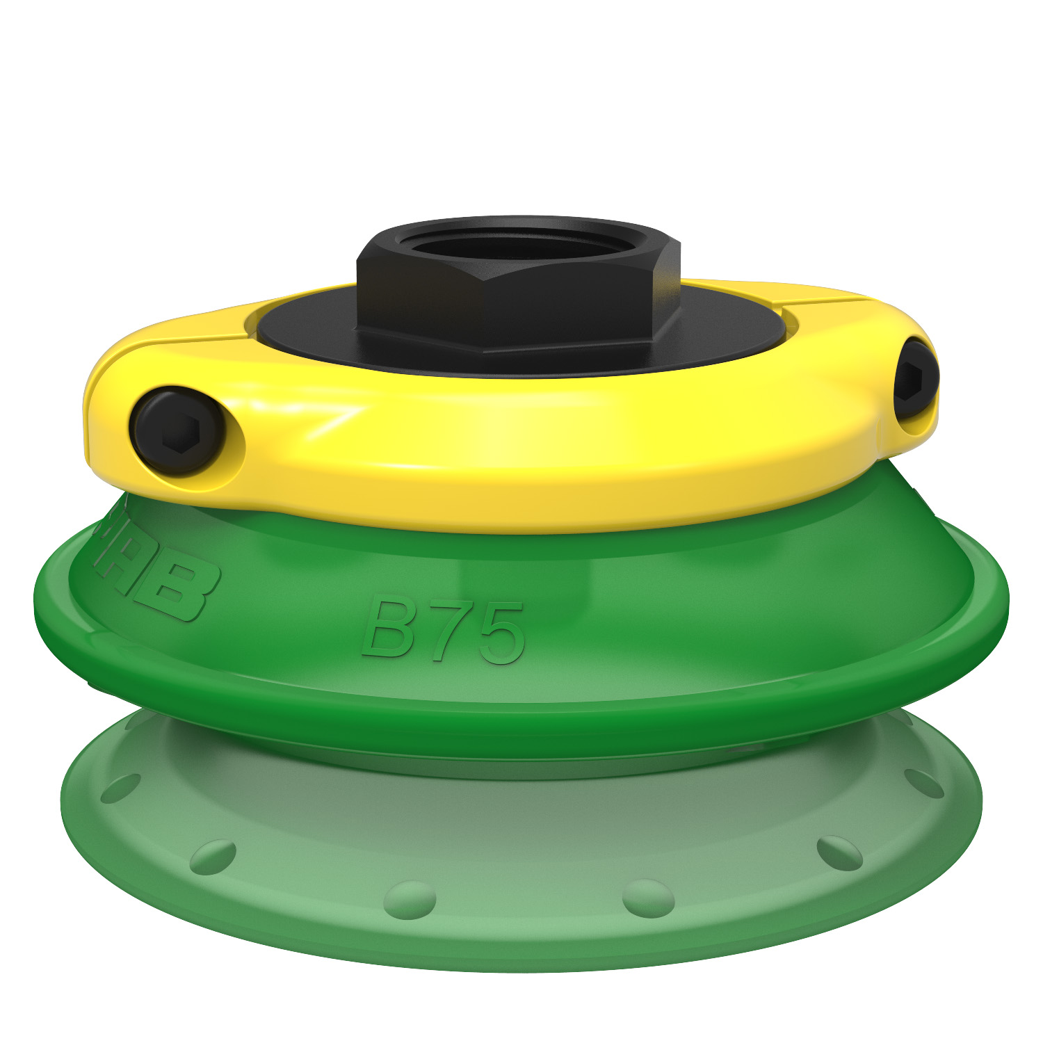 Piab Suction cup B75P Polyurethane 60, G1/2 female, with mesh filter