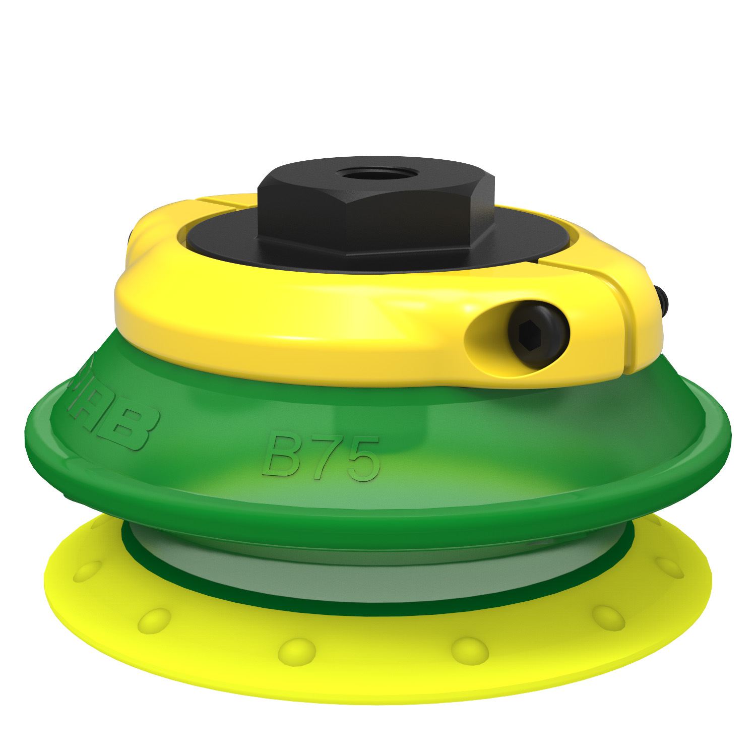 Piab Suction cup B75P Polyurethane 30/60, 1/8 NPSF female, with mesh filter