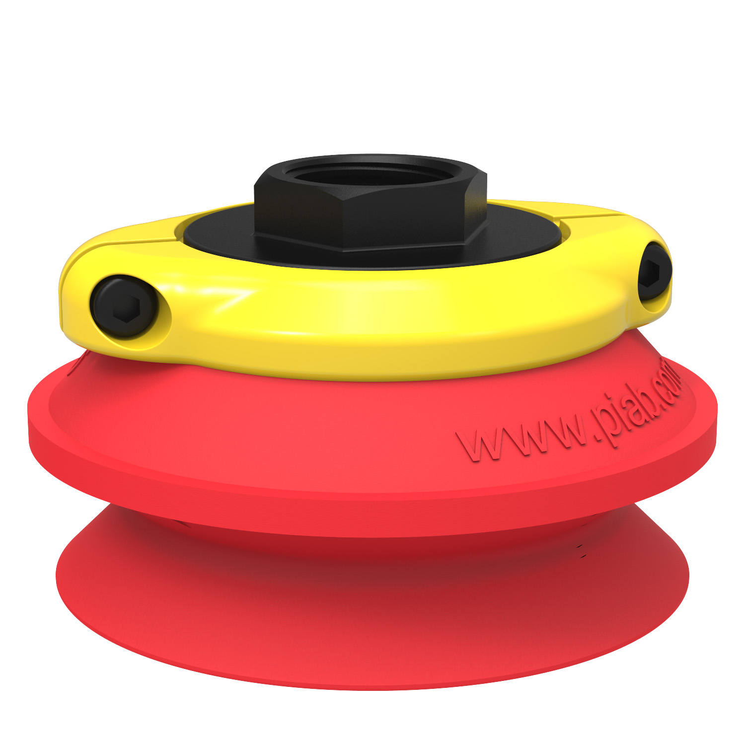 Piab Suction cup B75 Silicone, G1/2 female, clamp ring with mesh filter
