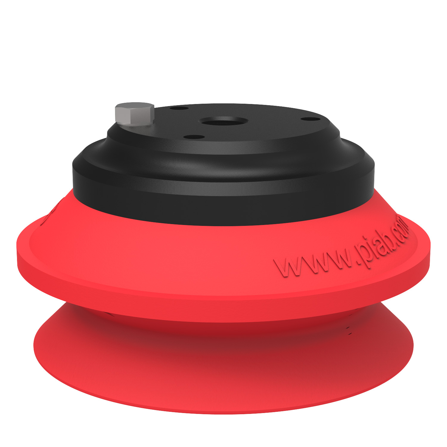 Piab Suction cup B75 Silicone, 3/8 NPSF female Al, with mesh filter