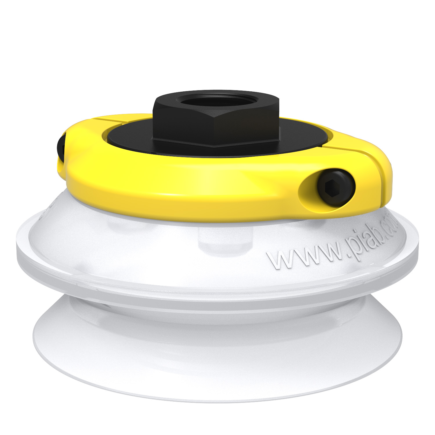 Piab Suction cup B75 Silicone FCM, G3/8 female, clamp ring with mesh filter