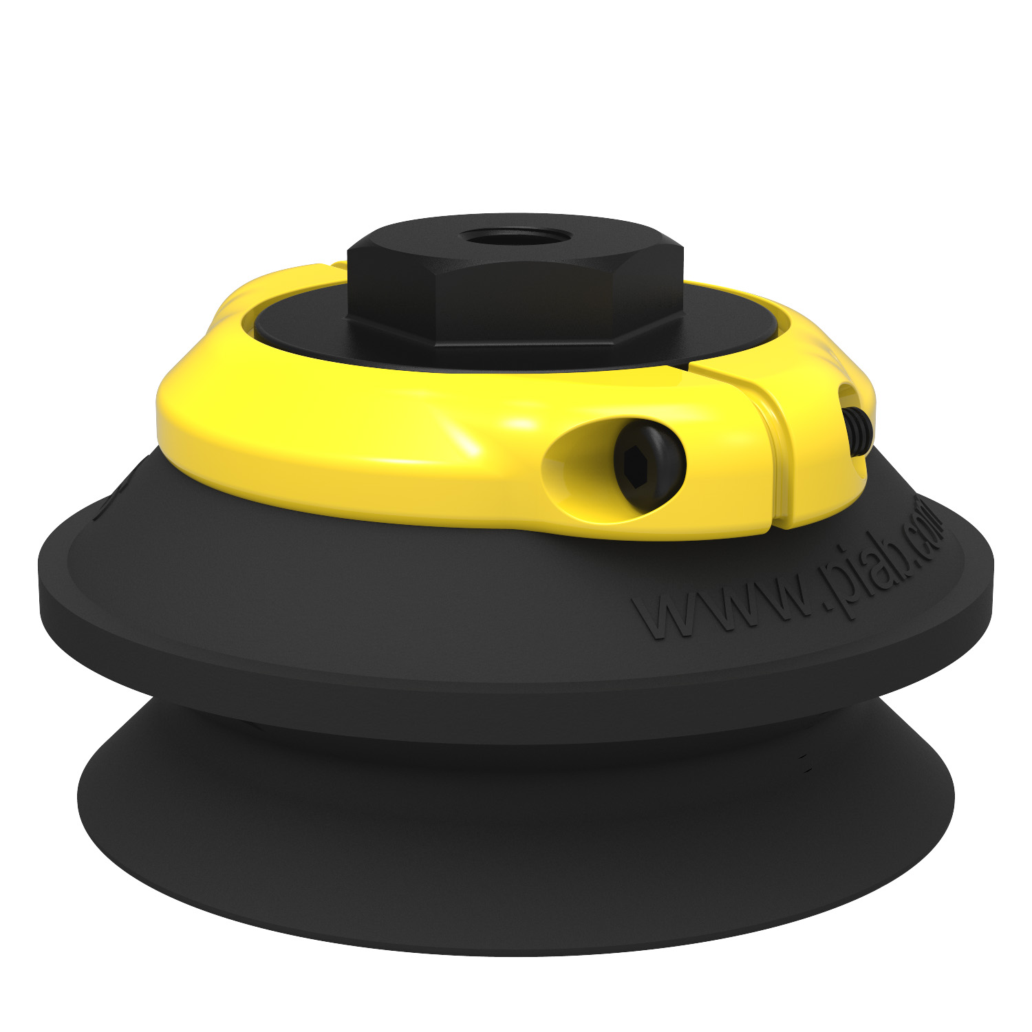 Piab Suction cup B75 Nitrile-PVC, 1/8 NPSF female, clamp ring with mesh filter