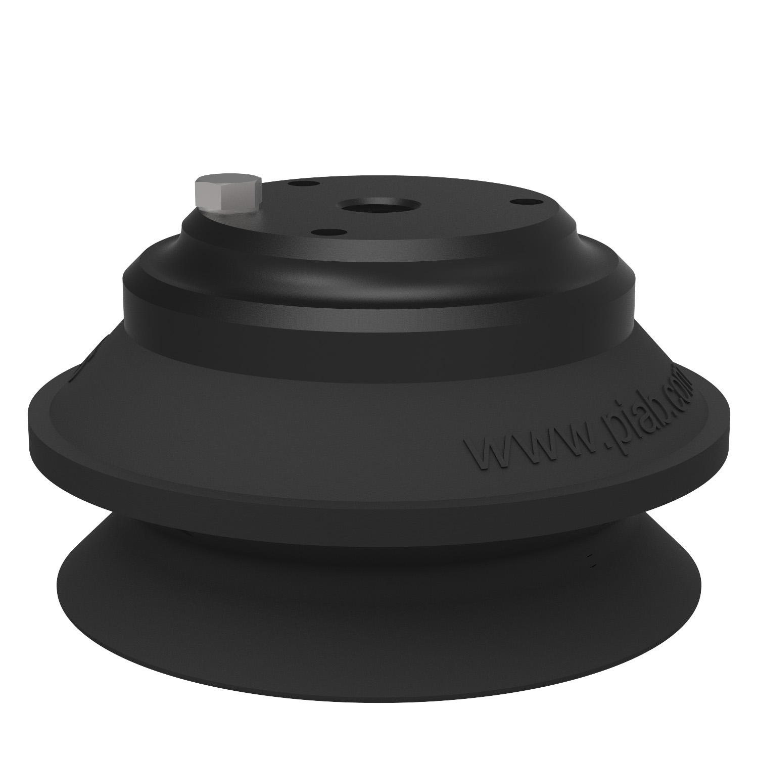 Piab Suction cup B75 Nitrile-PVC, G1/2 female Al, with mesh filter