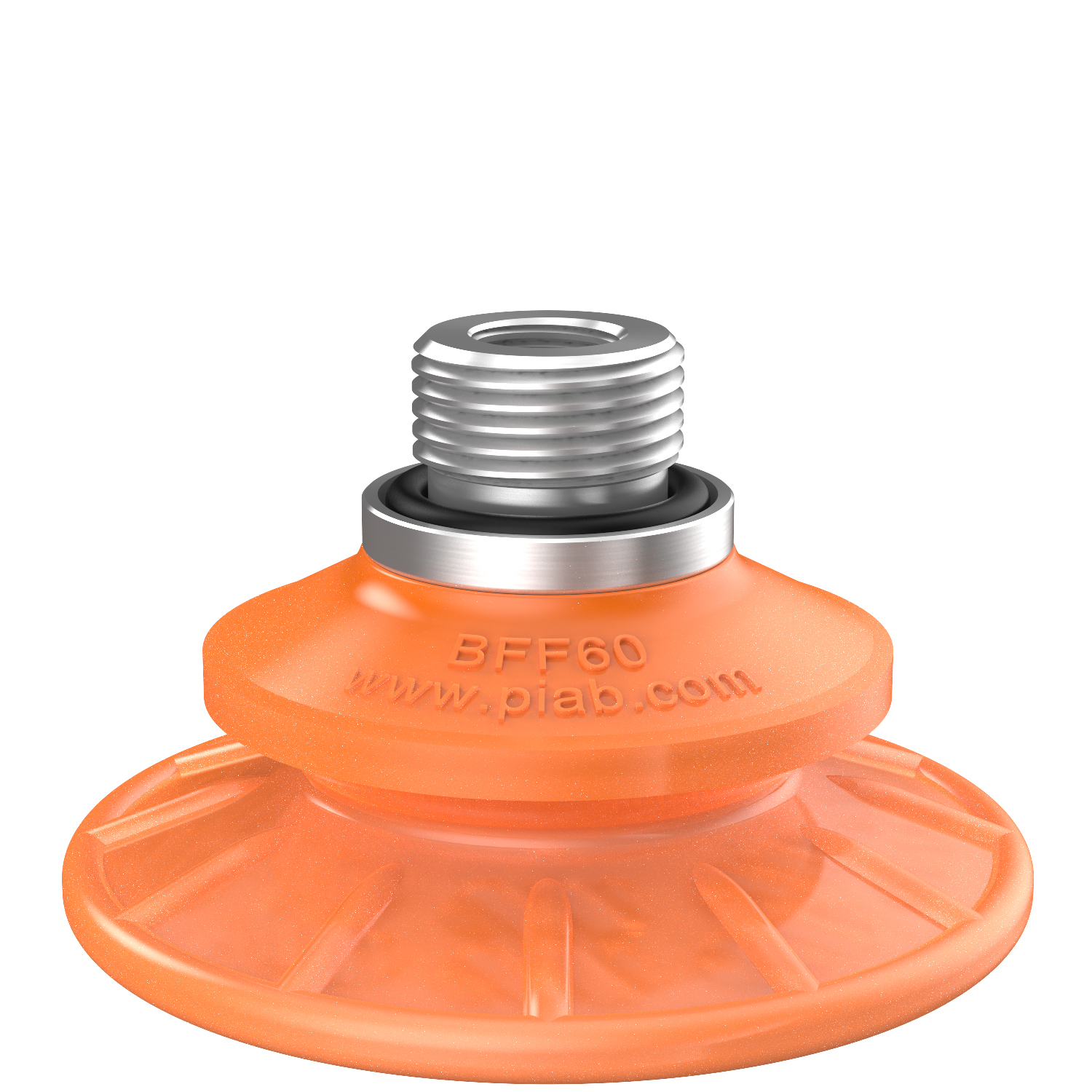 Piab Suction cup BFF60P Polyurethane 55/60, G3/8 male, with mesh filter