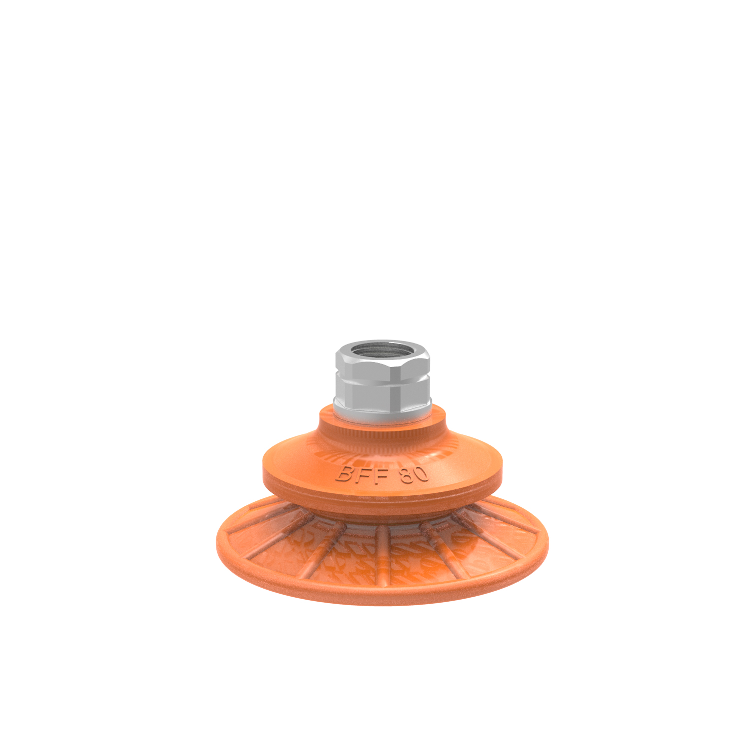Piab Suction cup BFF80TP Polyurethane 55/60/30. 3/8 NPT female with mesh filter
