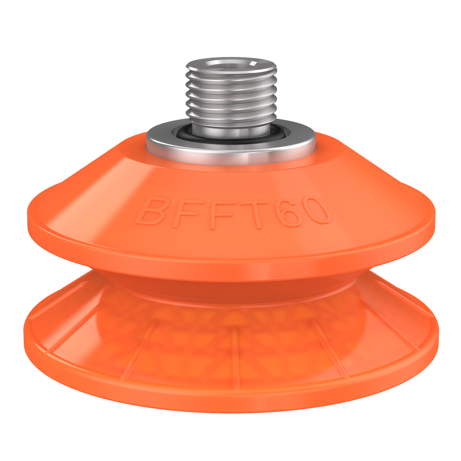 Piab Suction cup BFFT60P-2 Polyurethane 60/60/30 G1/4 male with mesh filter