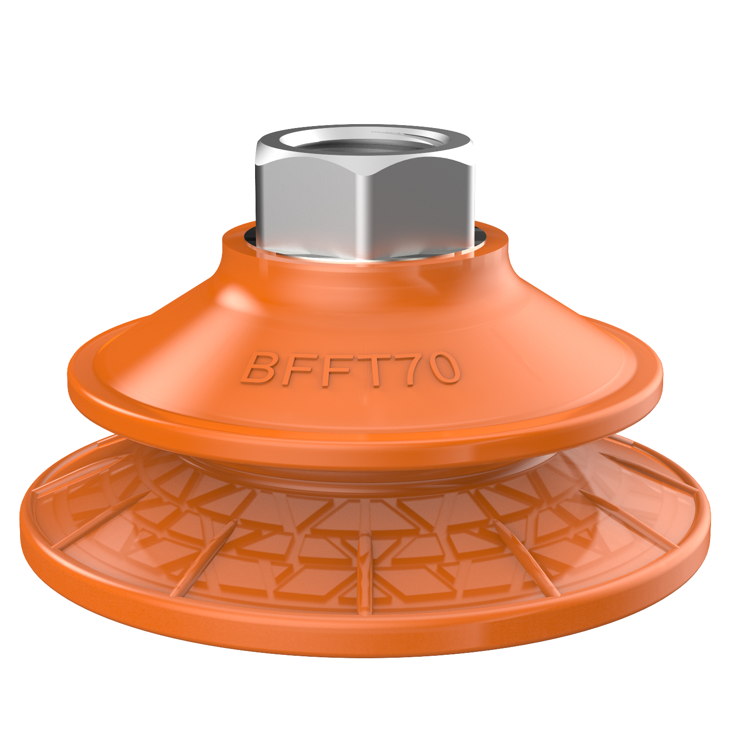 Piab Suction cup BFFT70P Polyurethane 60/60/30, G3/8 female, with mesh filter