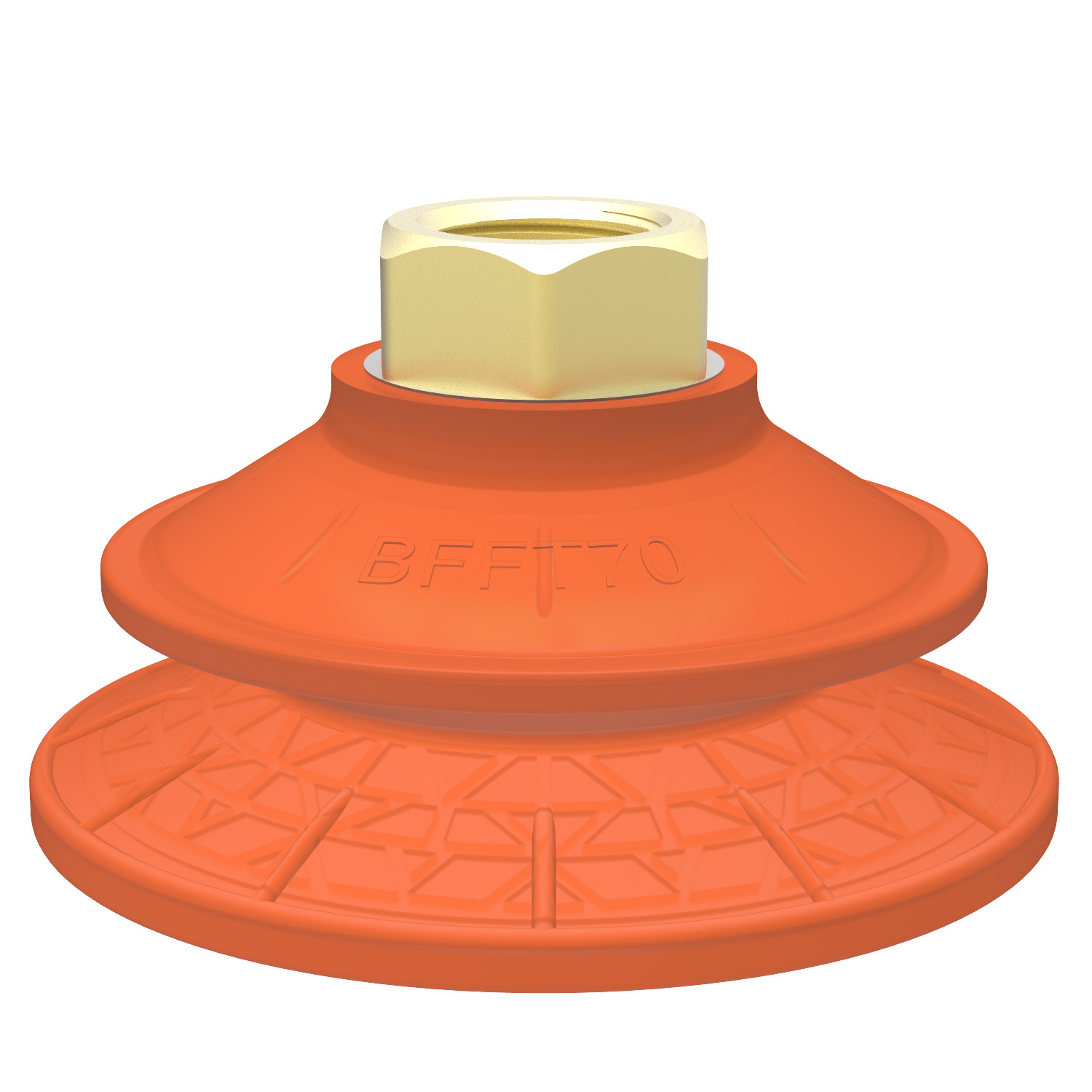 Piab Suction cup BFFT70P Polyurethane 60/60/30, G1/4 female, with mesh filter