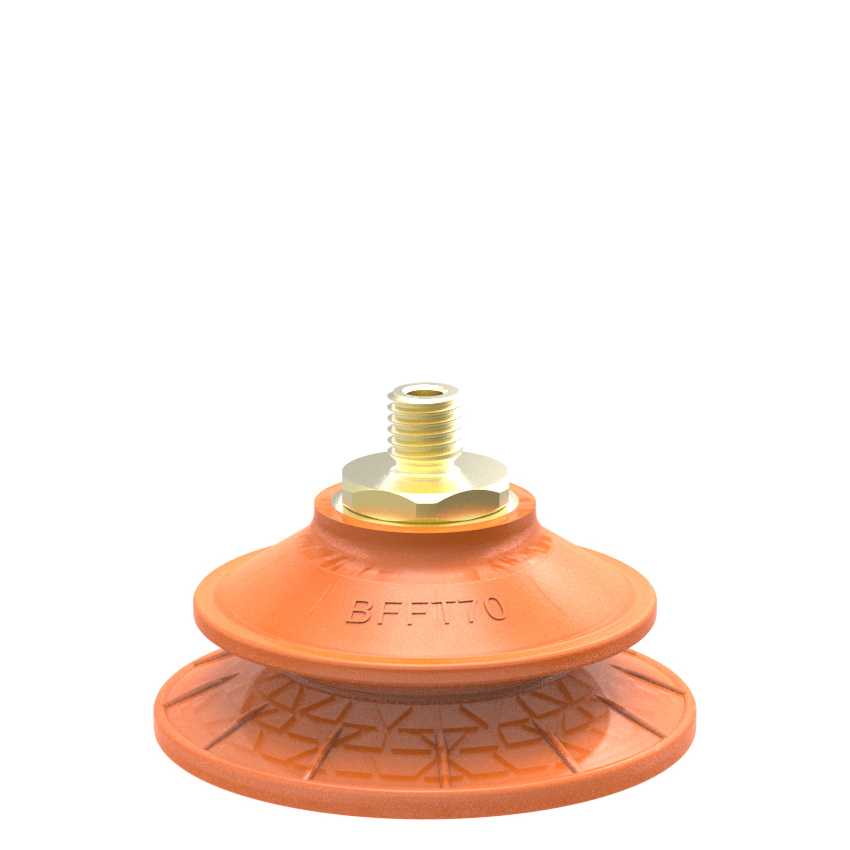 Piab Suction cup BFFT70P Polyurethane 60/60/30 M10x1,5 male with mesh filter