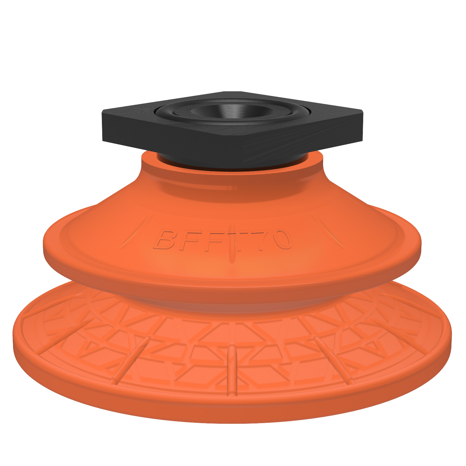 Piab Suction cup BFFT70P Polyurethane 60/60/30, T-slot, with mesh filter