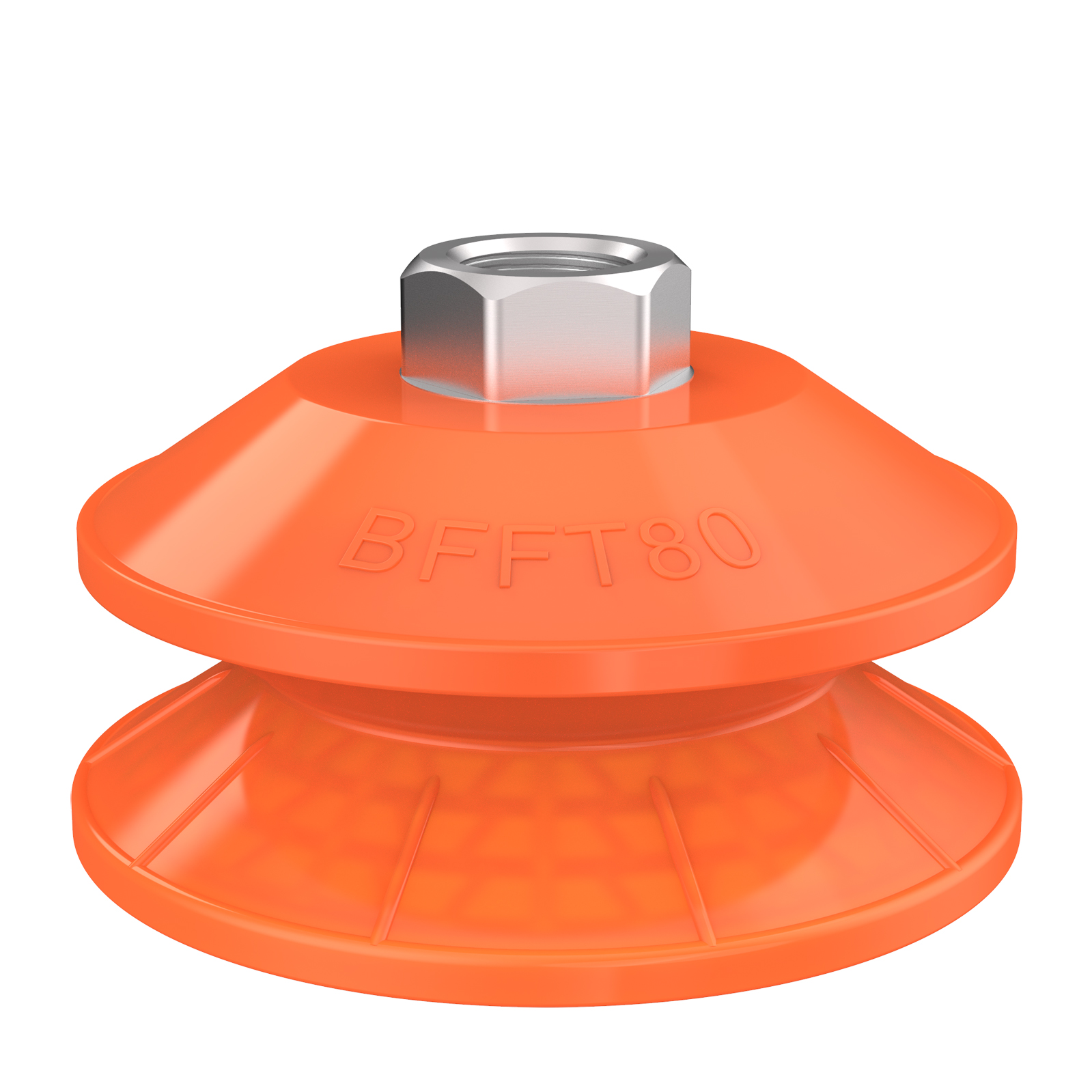 Piab Suction cup BFFT80P-2 Polyurethane 60/60/30, G3/8 female, with mesh filter