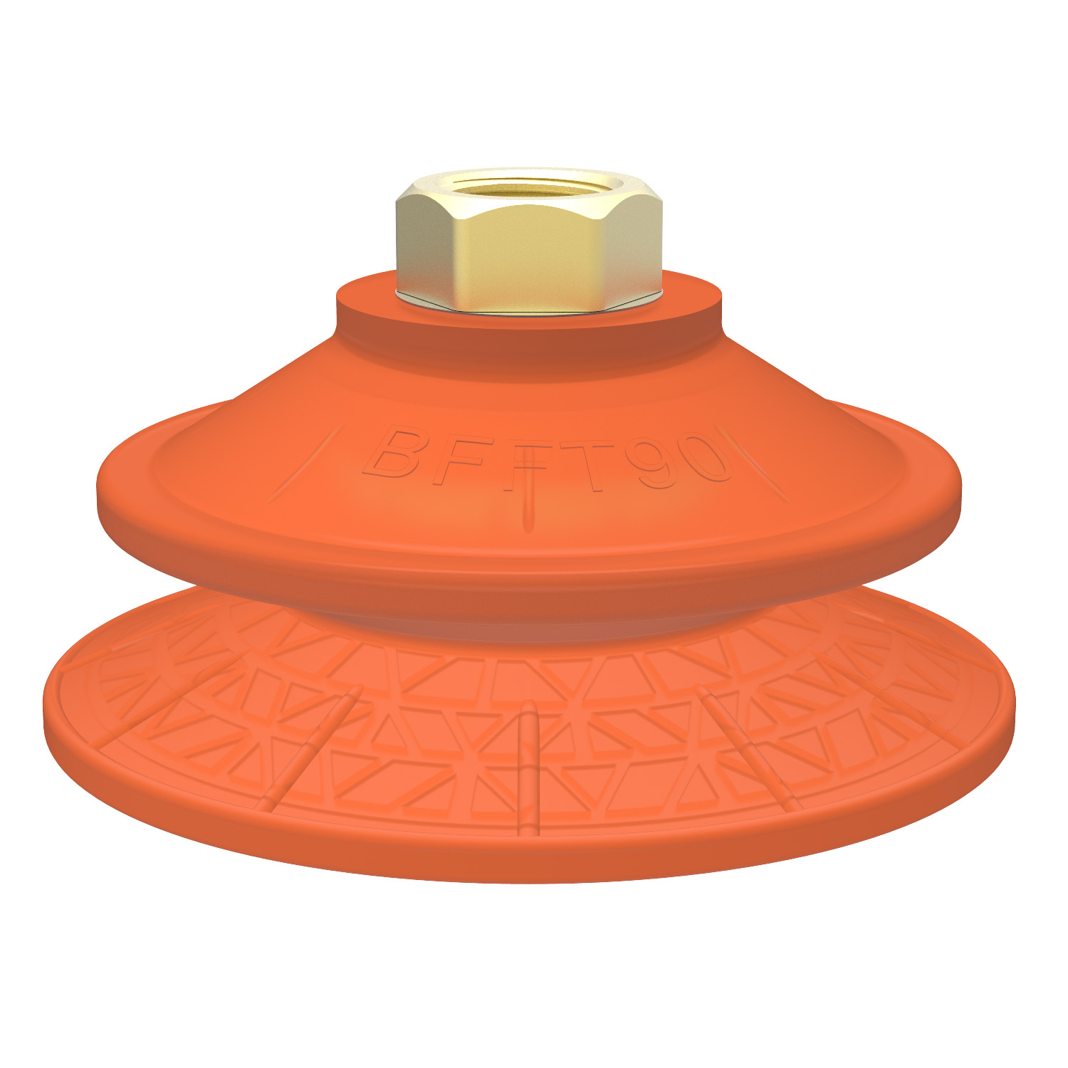 Piab Suction cup BFFT90P Polyurethane 60/60/30, G3/8 female, with mesh filter