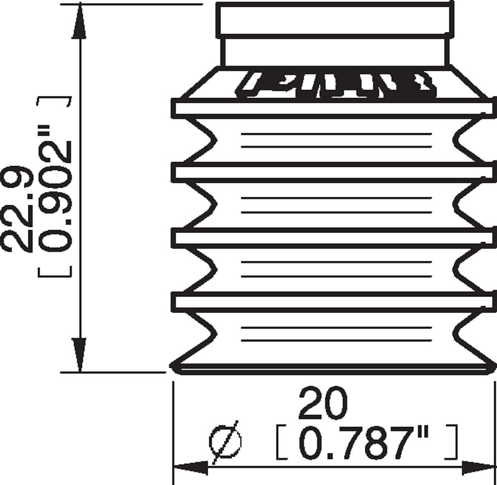 Piab Suction cup BL20-2 Silicone