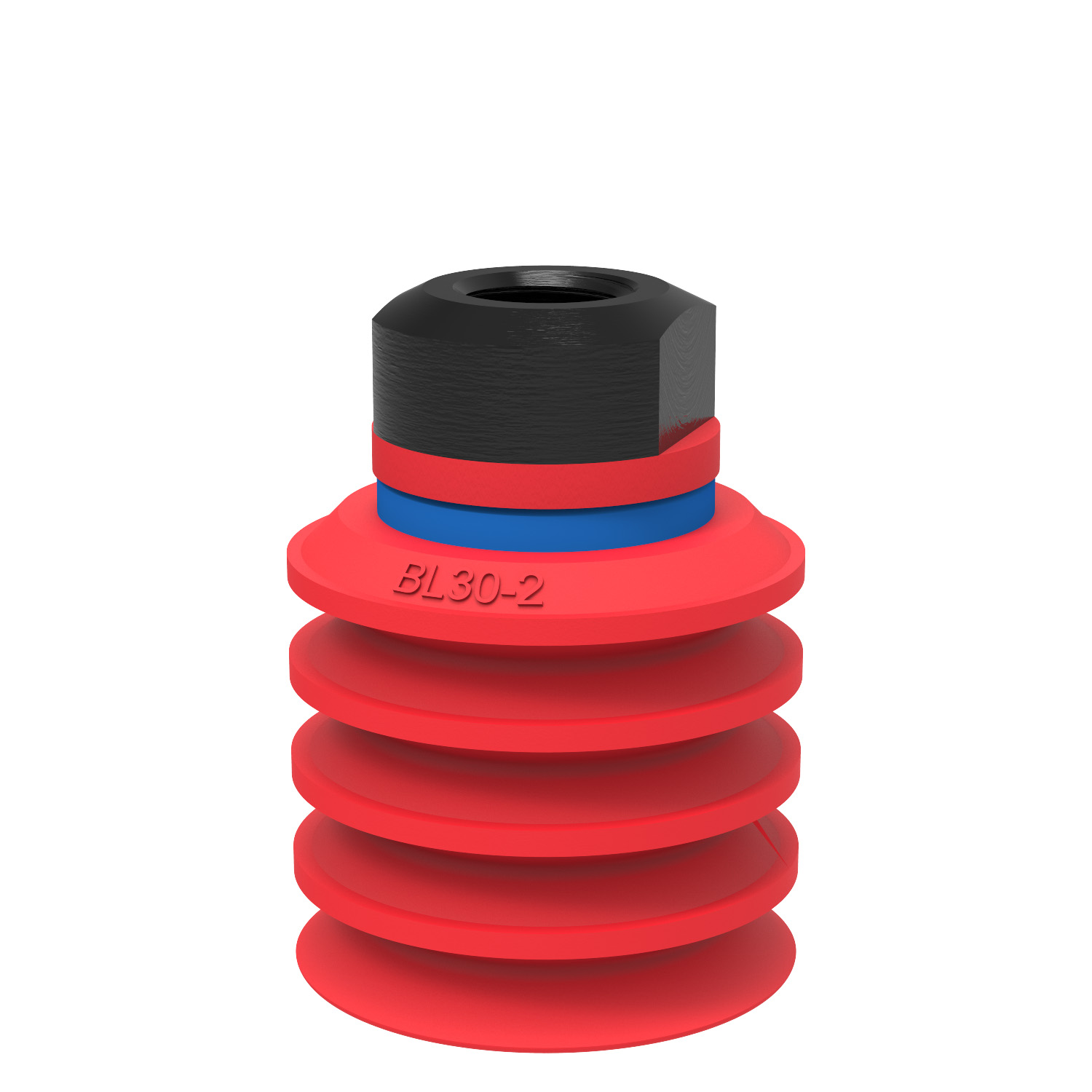 Piab Suction cup BL30-2 Silicone, 1/8 NPSF female, with mesh filter