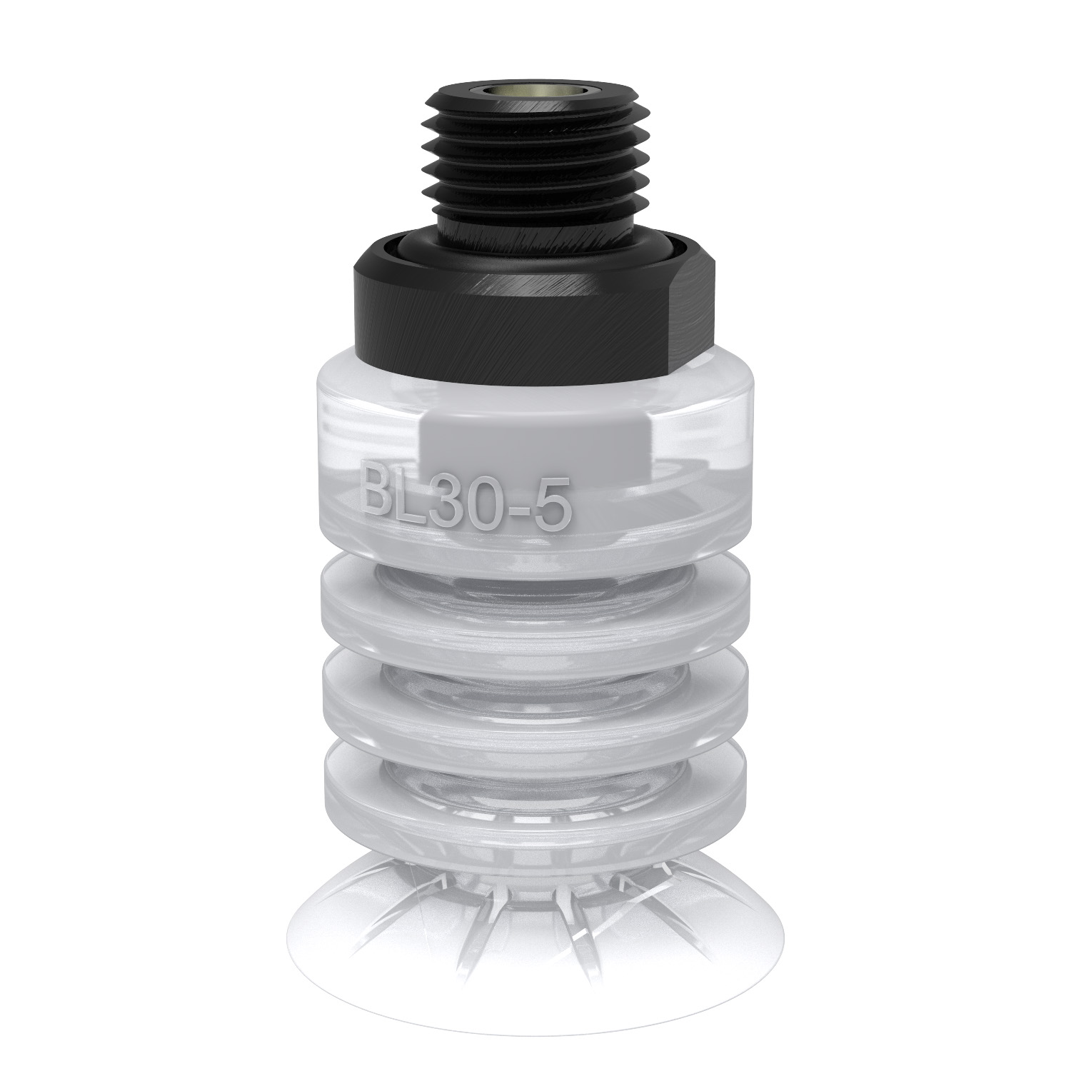 Piab Suction cup BL30-5 Silicone FCM, G1/4 male