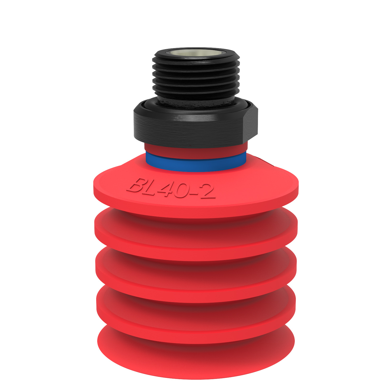 Piab Suction cup BL40-2 Silicone, G3/8 male, with mesh filter