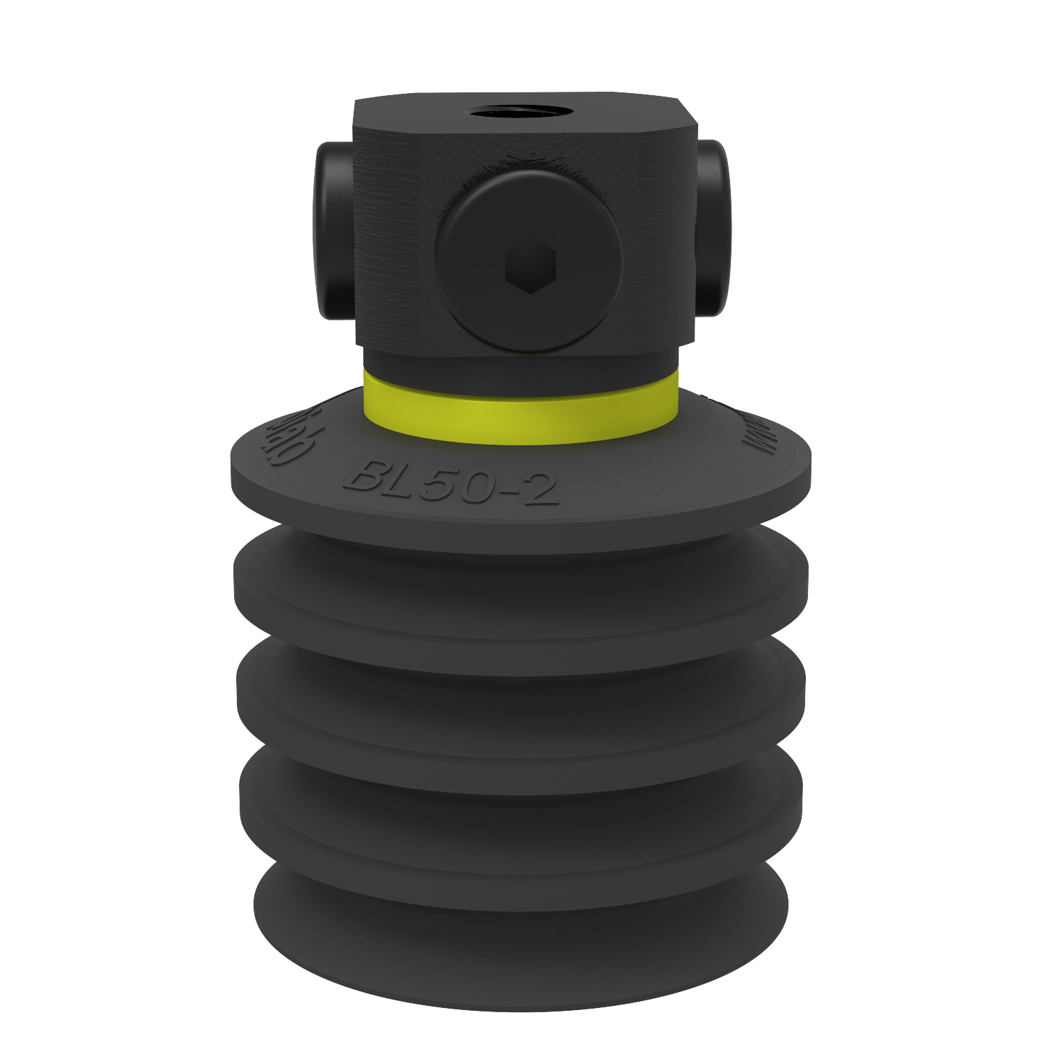 Piab Suction cup BL50-2 Chloroprene, 5x1/8 NPSF female