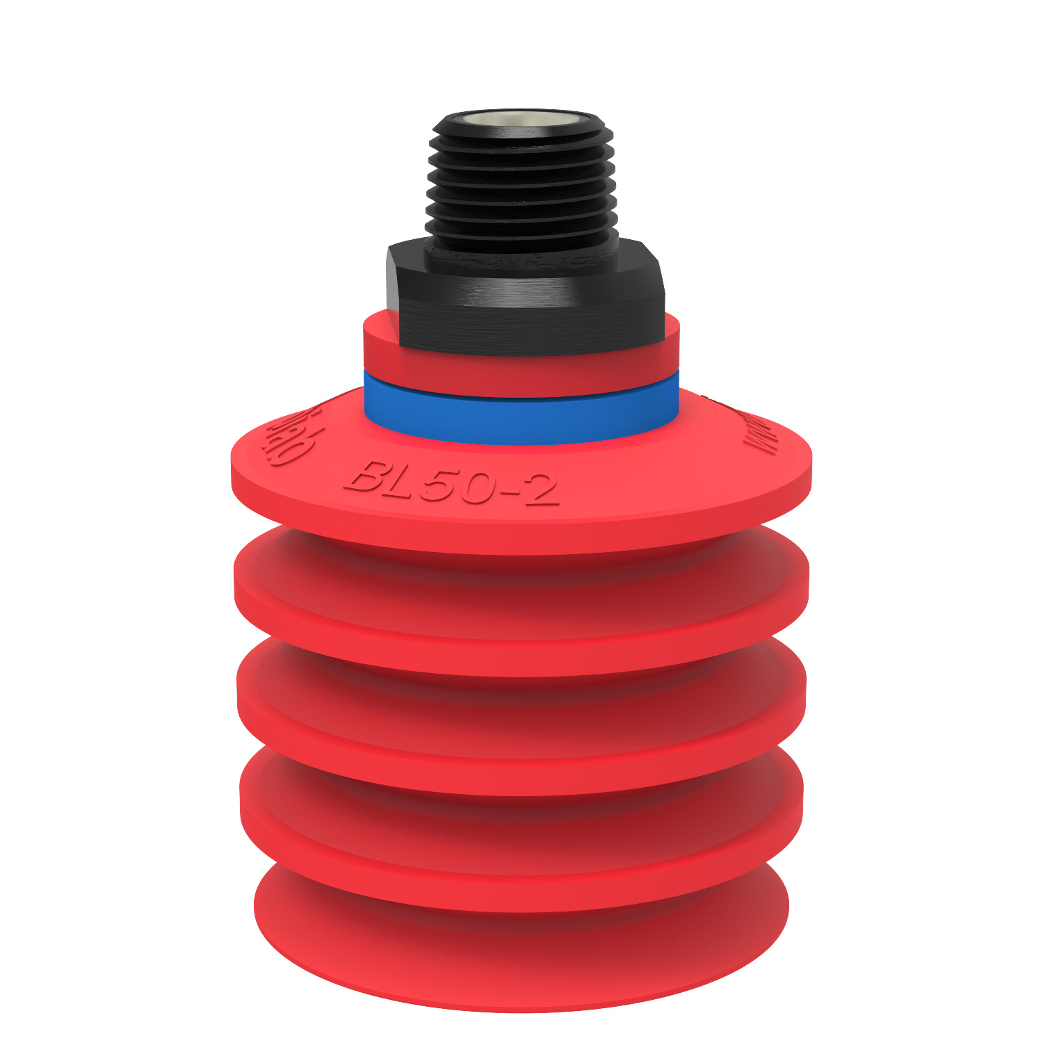 Piab Suction cup BL50-2 Silicone, 3/8 NPT male, with mesh filter