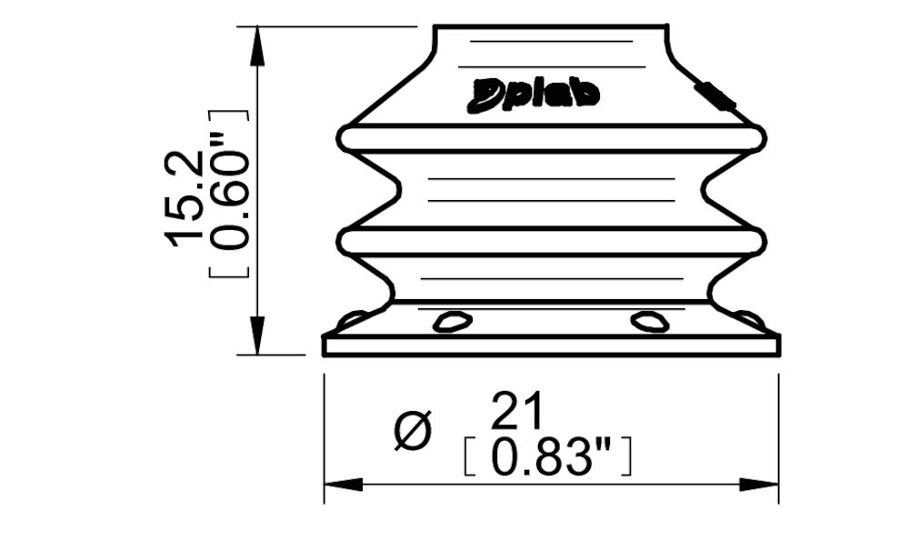 Piab Suction cup BX20P Polyurethane 60